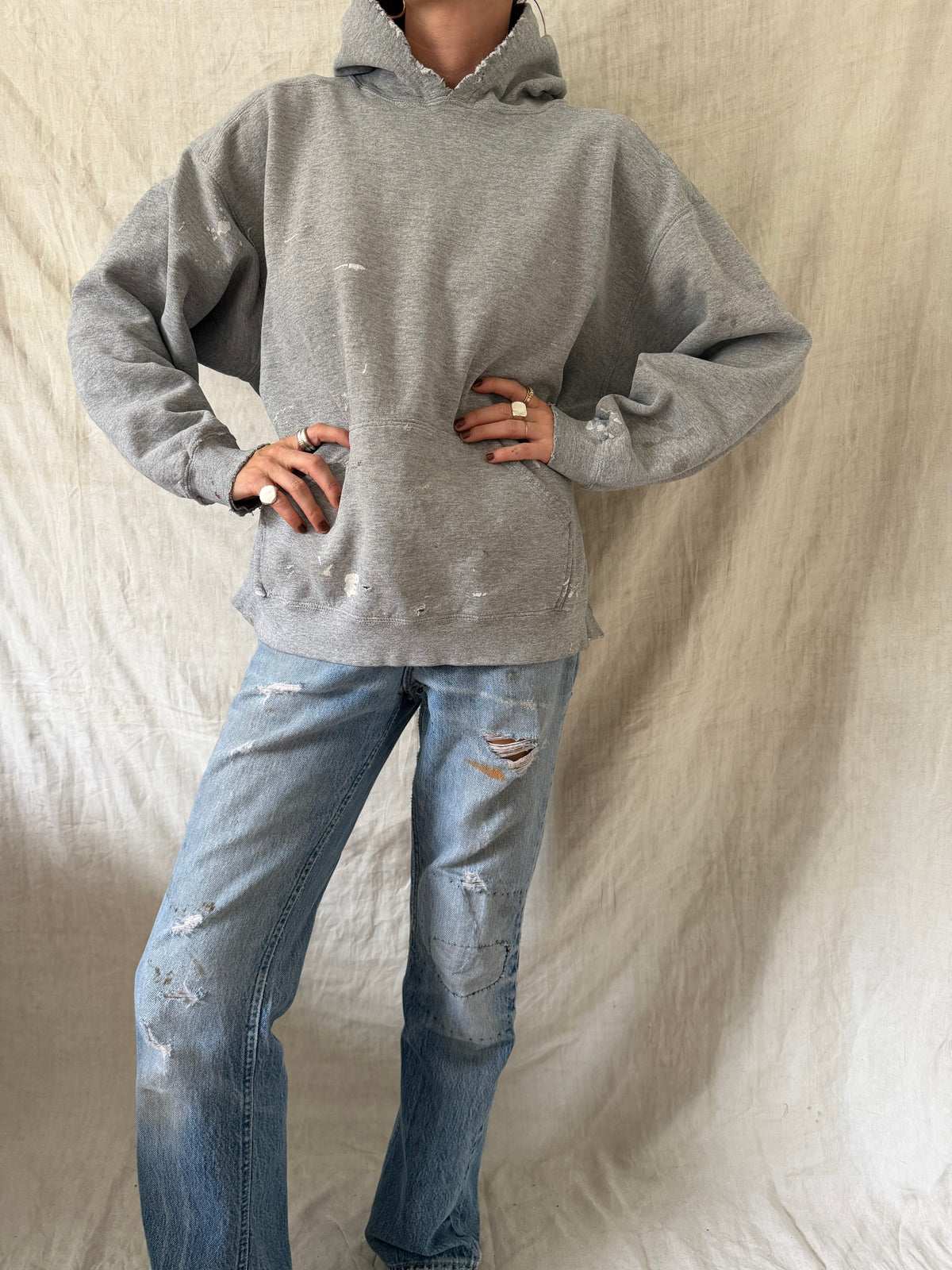 Painters Grey Hoodie