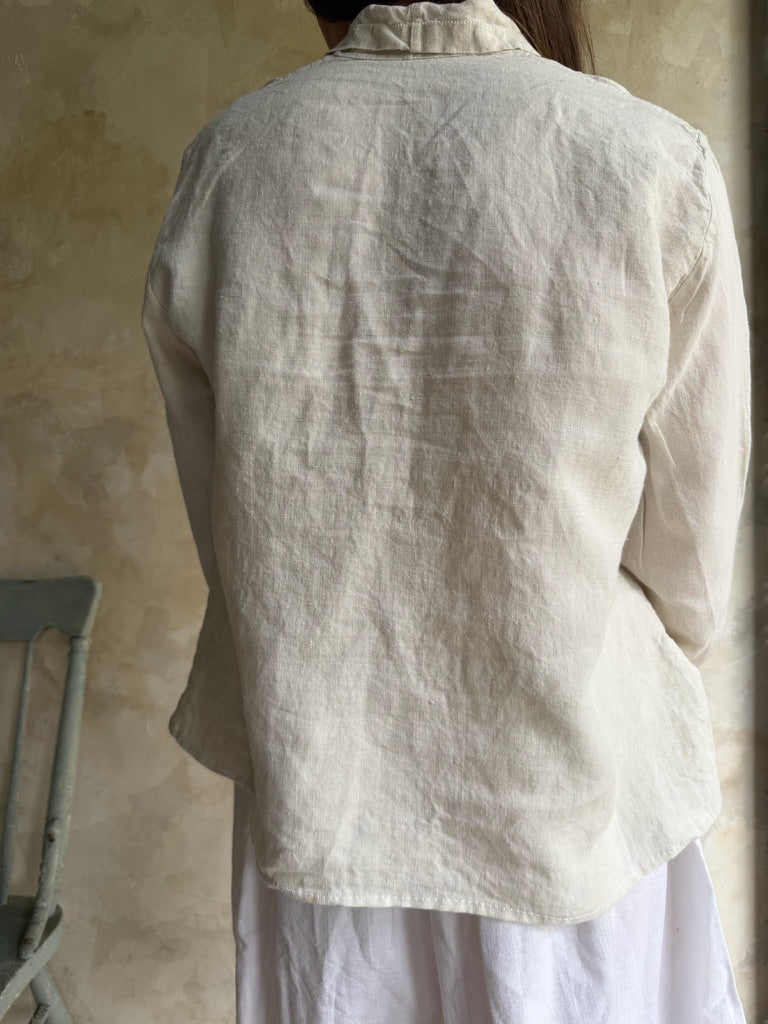 Antique Italian Linen Blouse