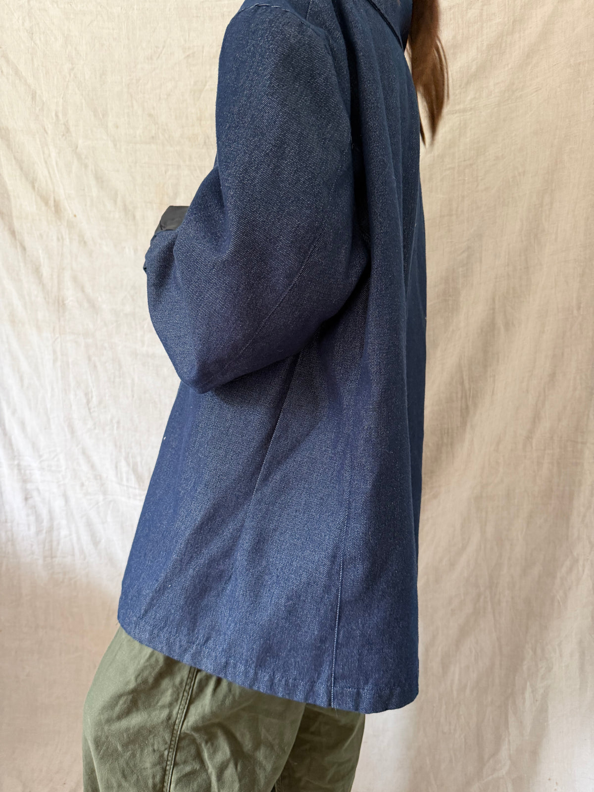 Denim Peacoat