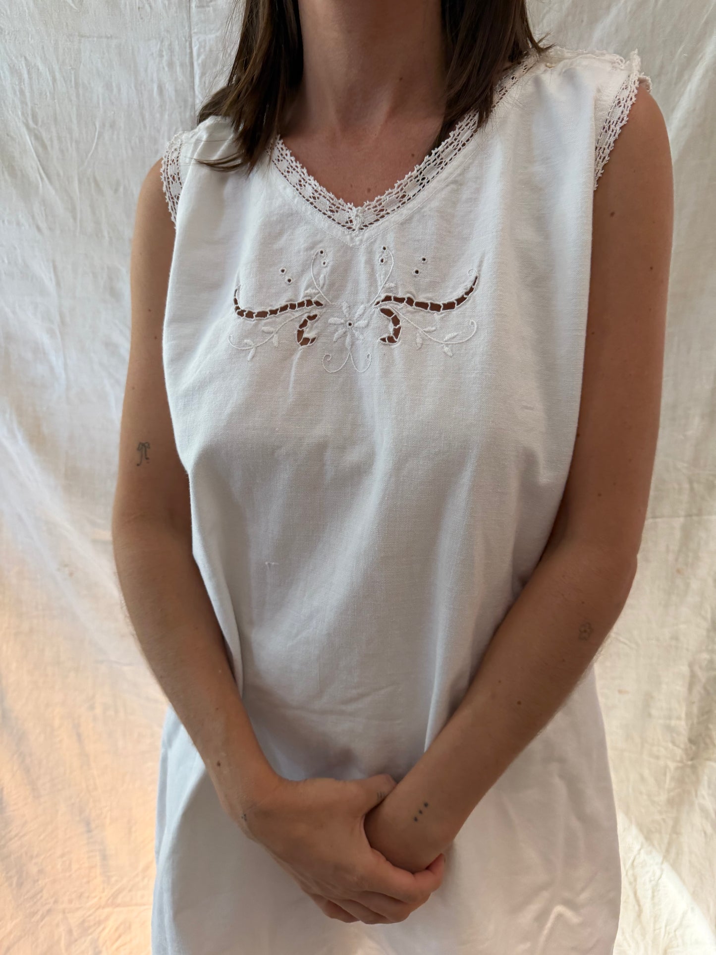 Antique Italian Cotton Smock