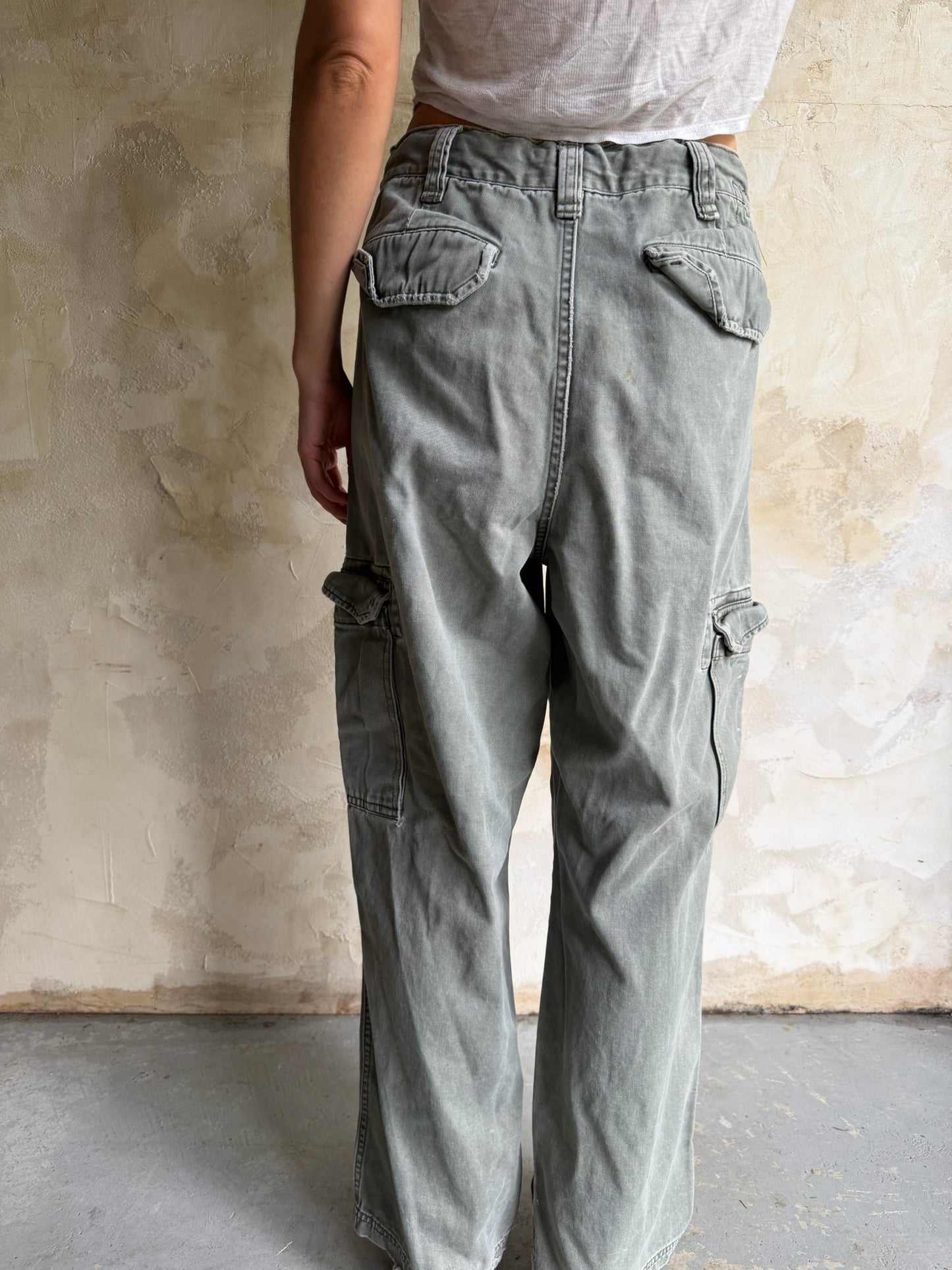 Faded Olive Painters Cargo Pants