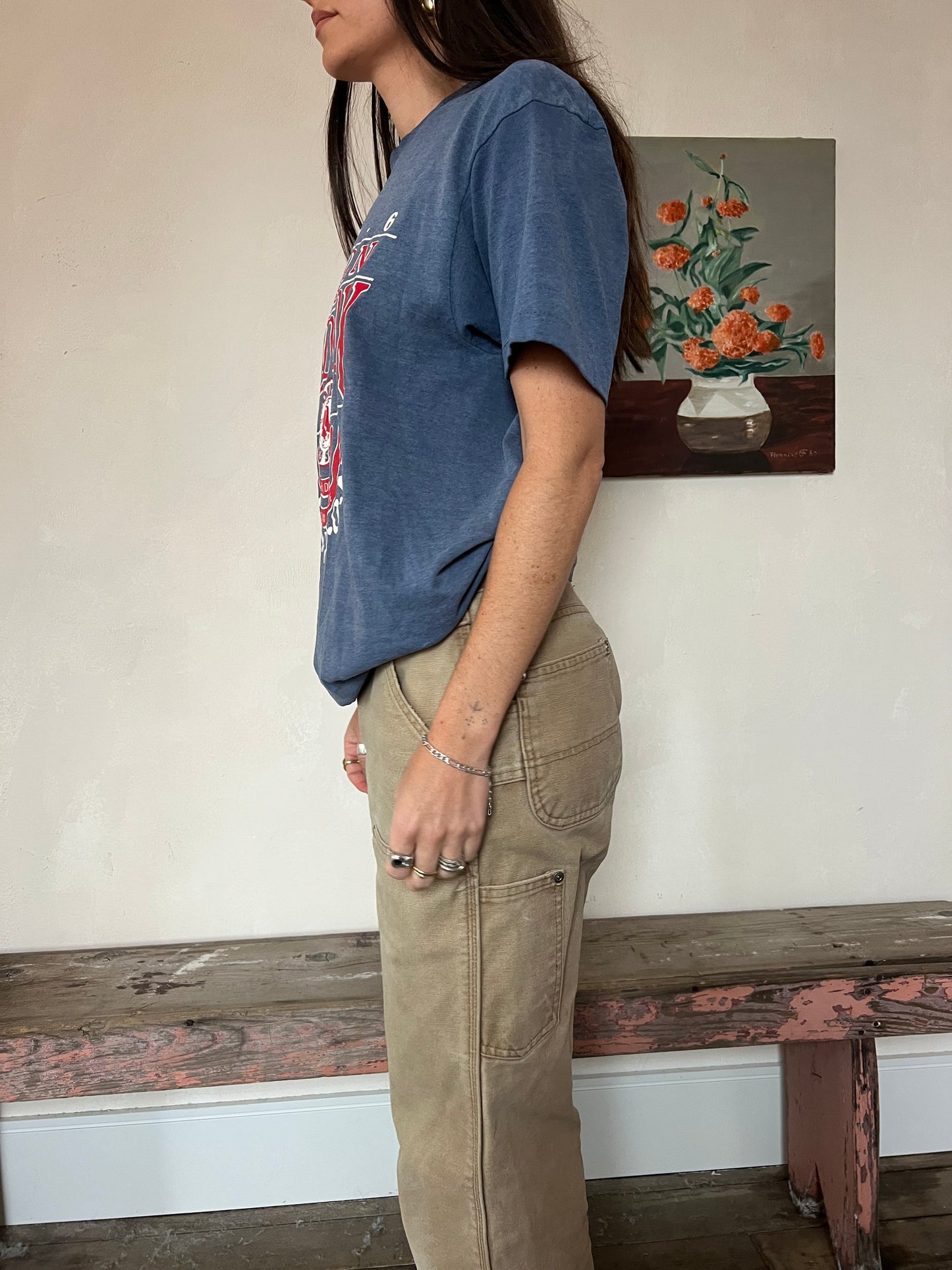 Faded Blue Boston Red Sox Tee