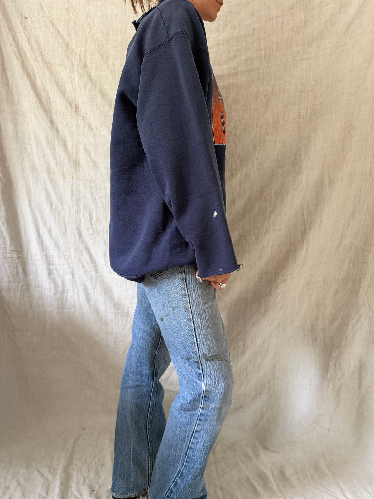 Cropped Chicago Bears Crewneck