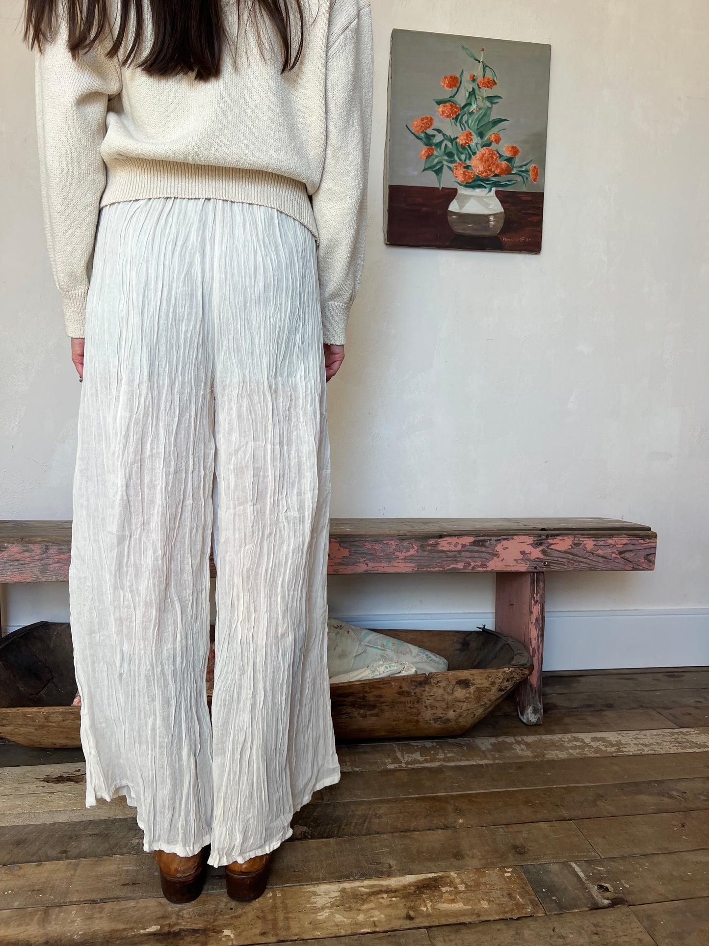 Oaxacan Natural Cotton Pant