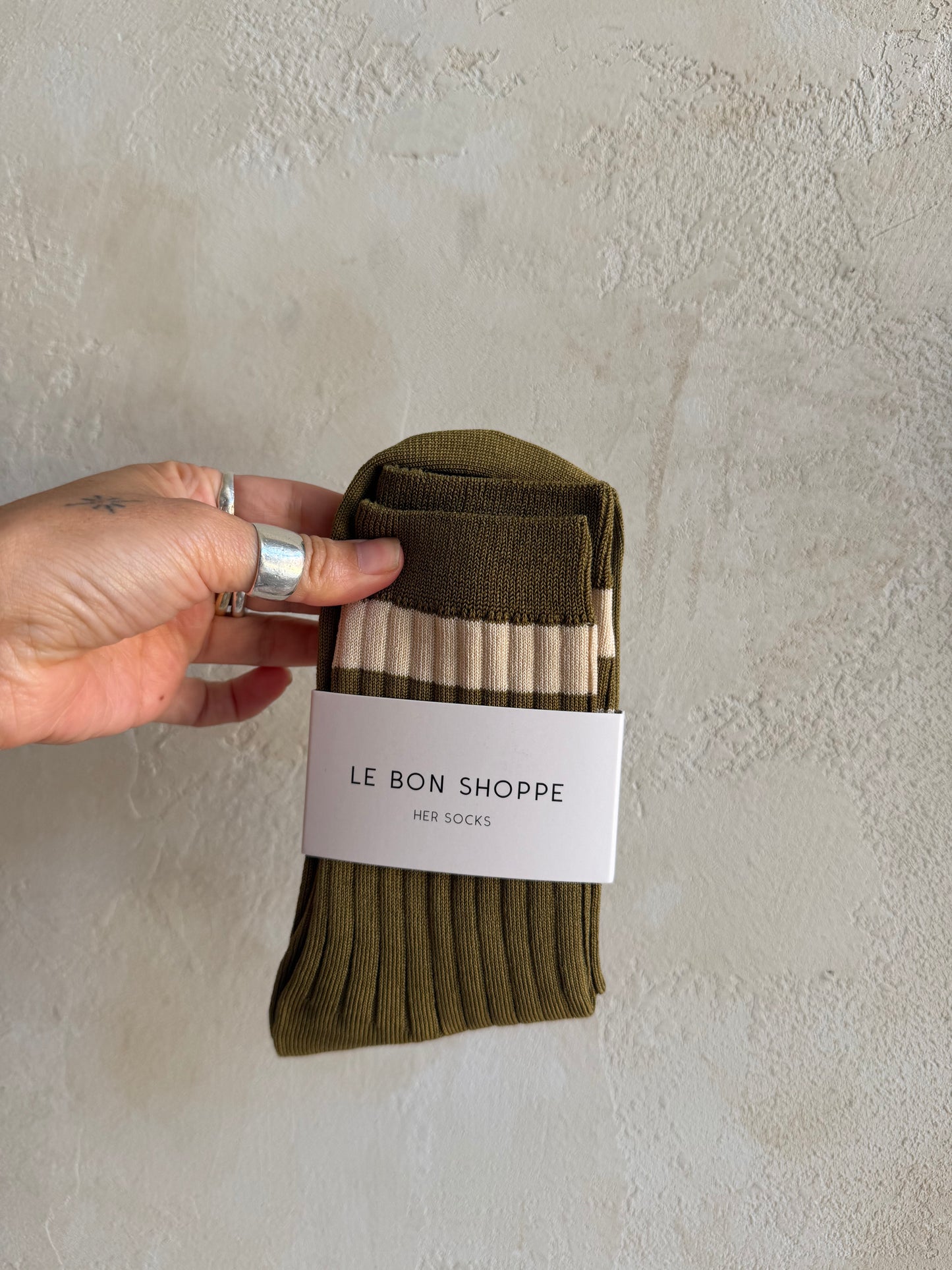 Her Socks In Fern by Le Bon Shoppe