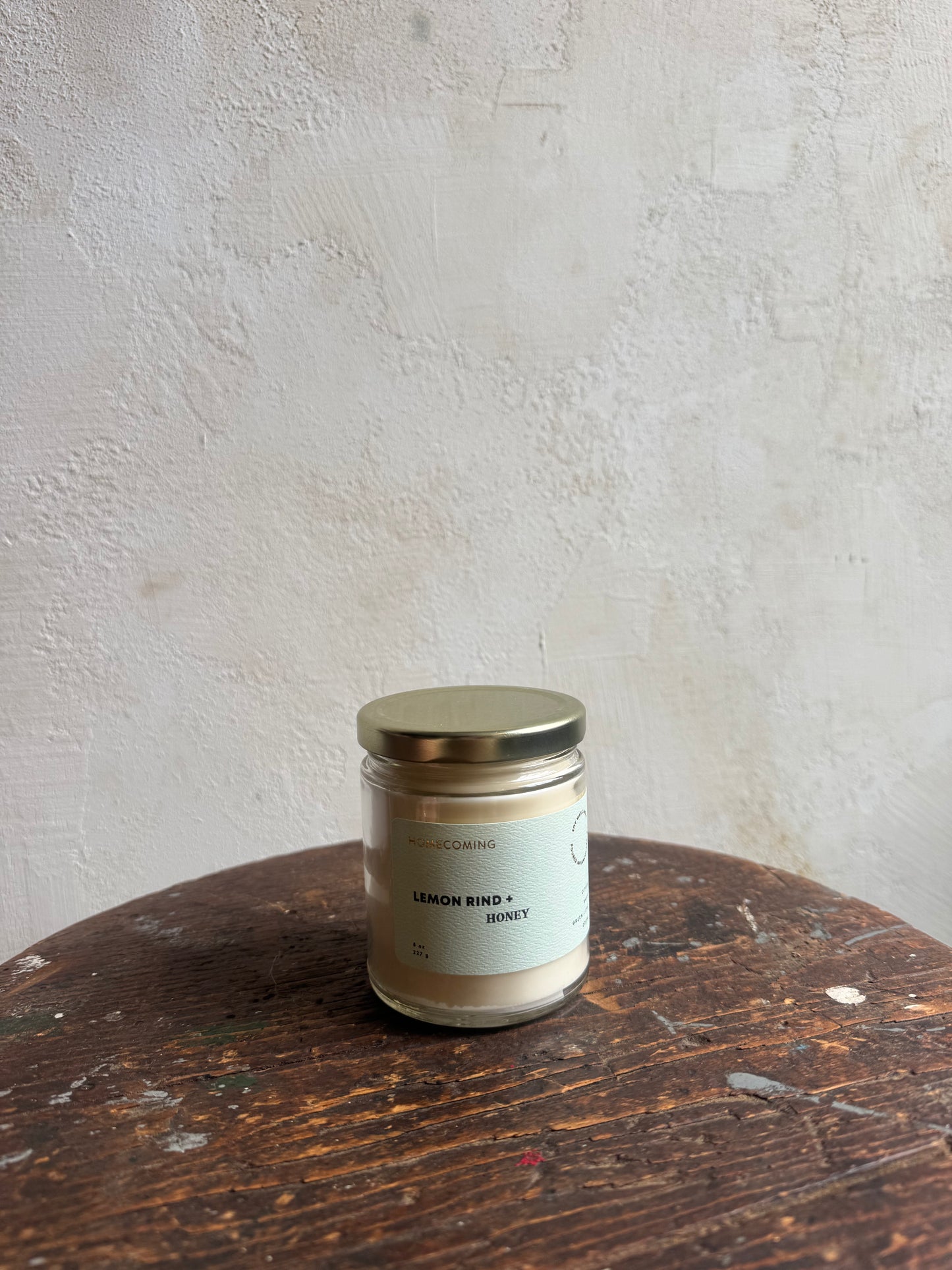 Lemon Rind + Honey Candle