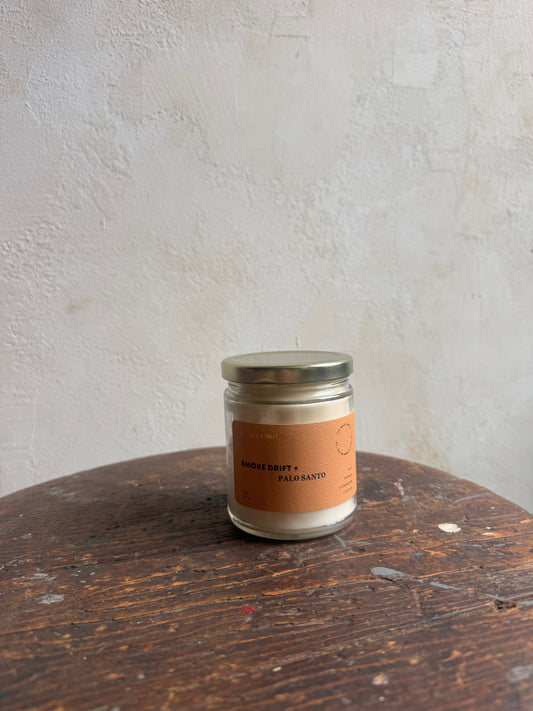Smoke Drift + Palo Santo Candle