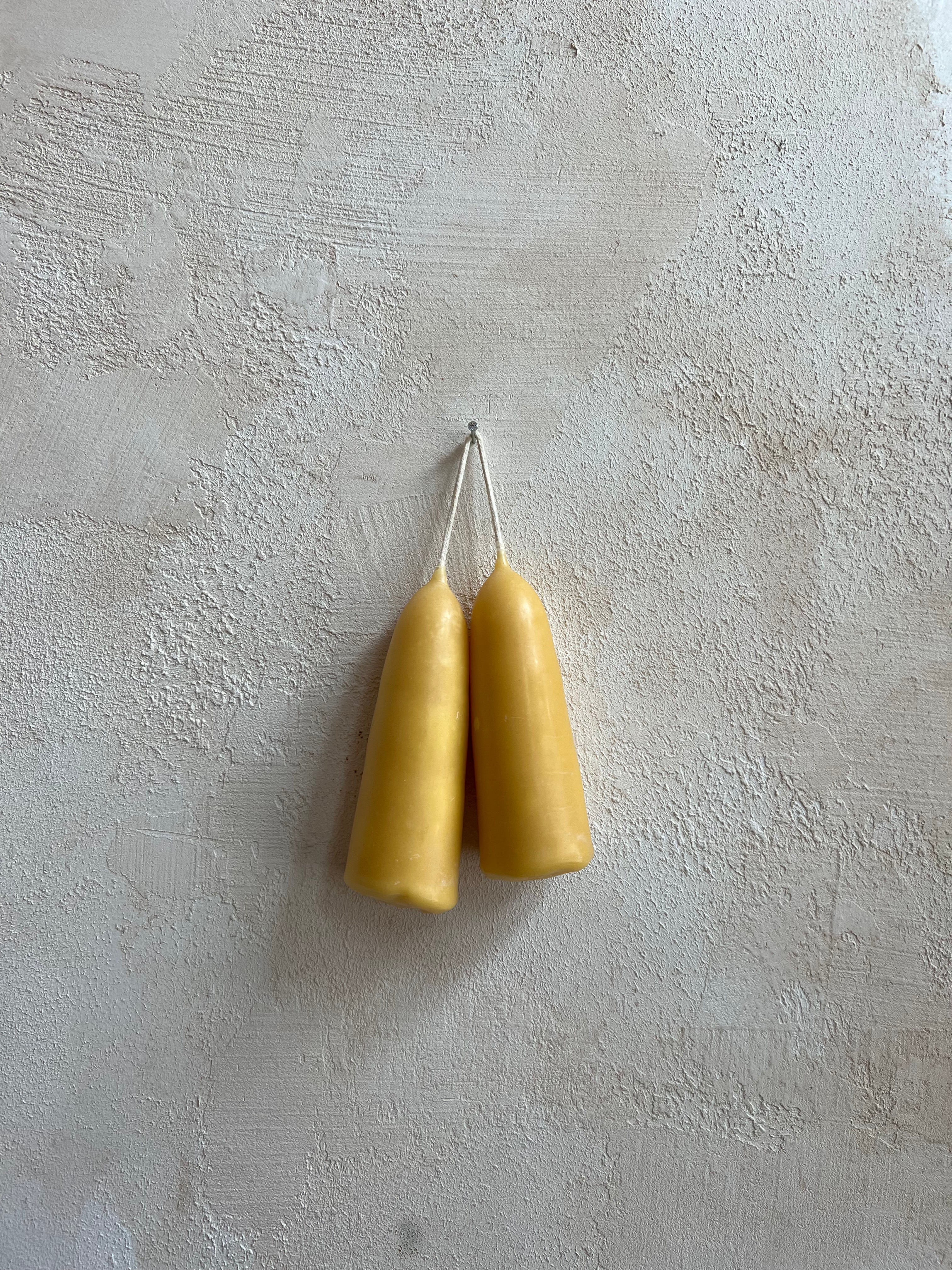 Stumpie Beeswax Tapers by Wick & Wax