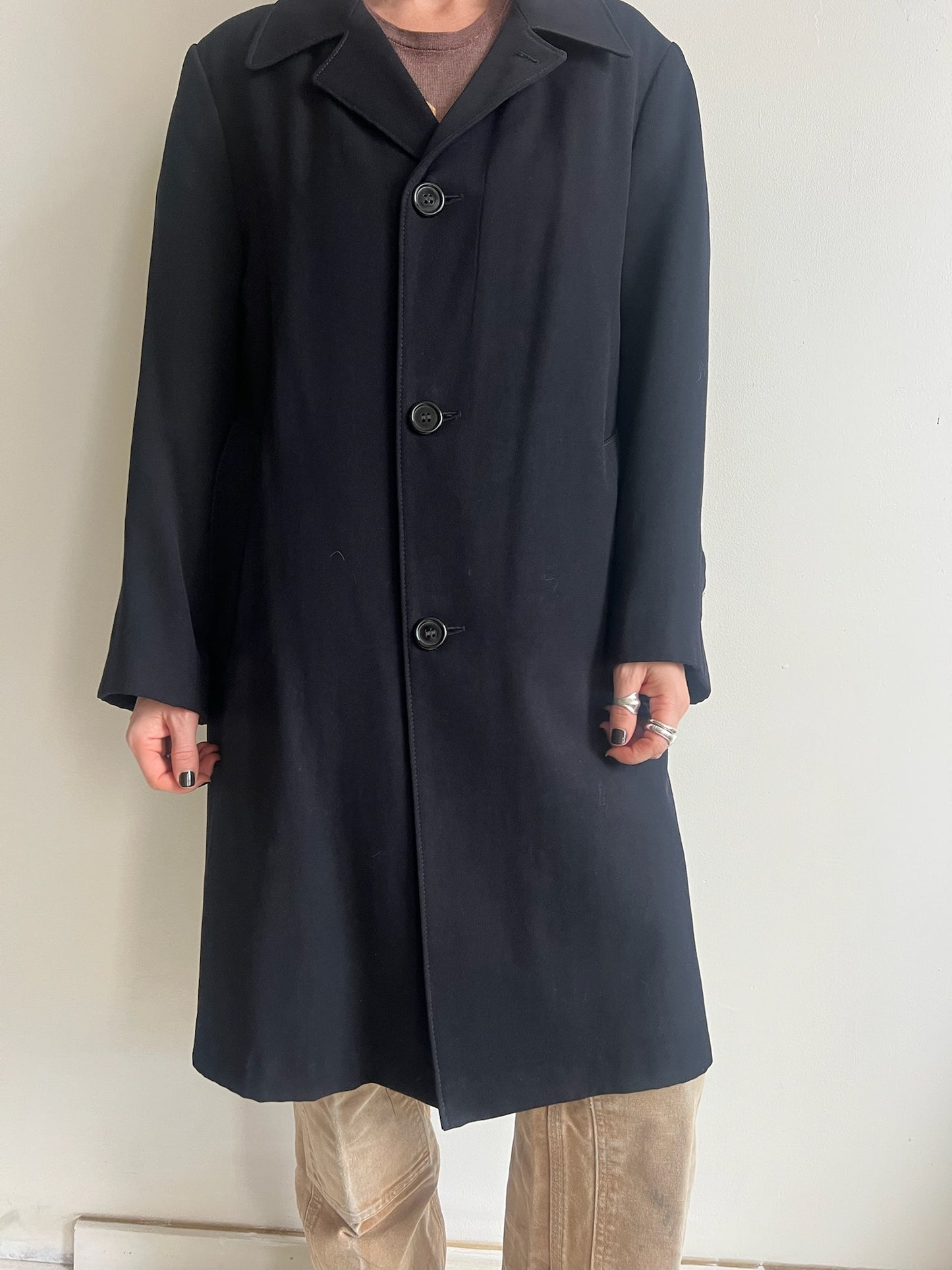 Black Short Trench Coat