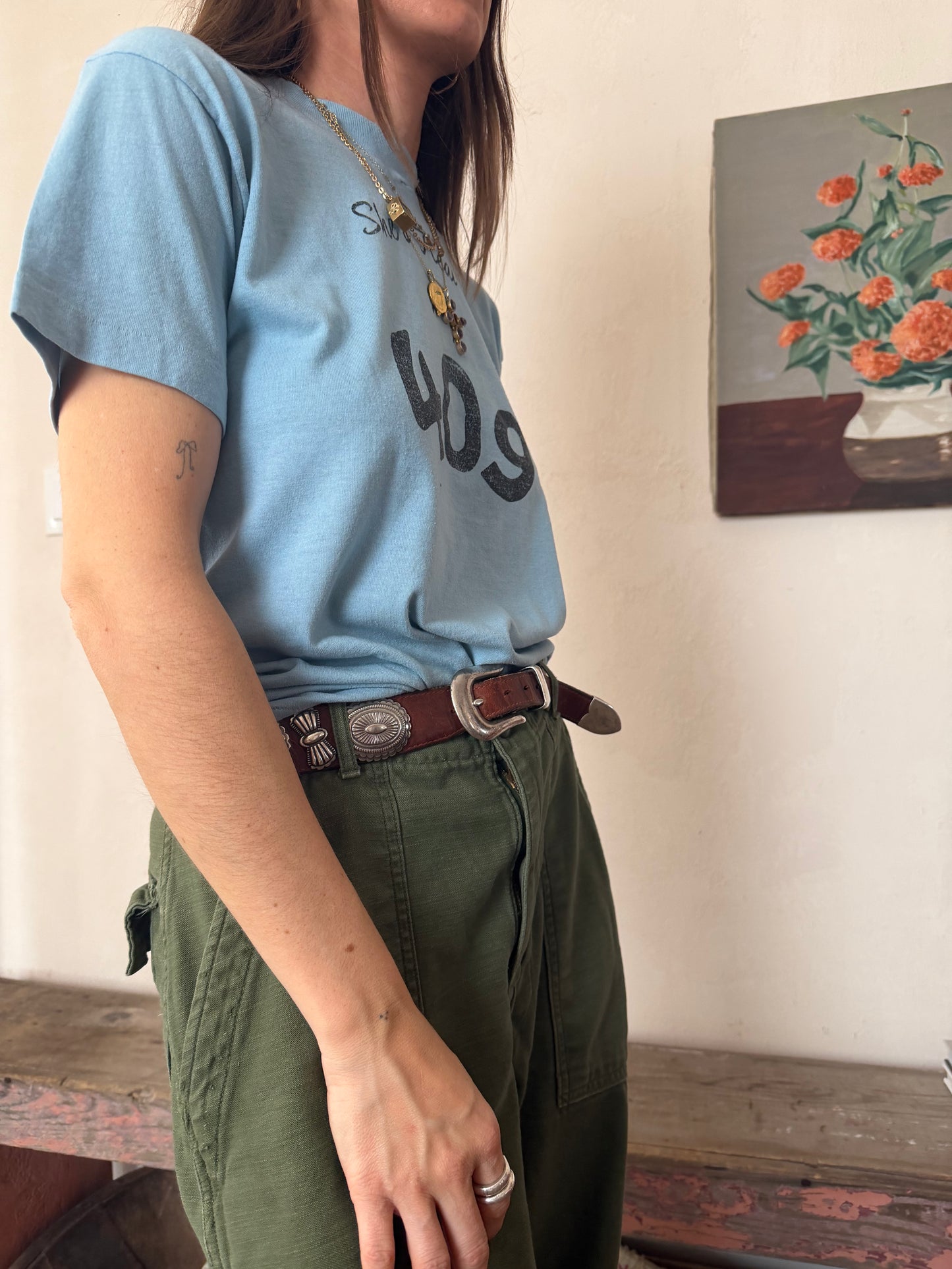 Baby Blue 409 Tee