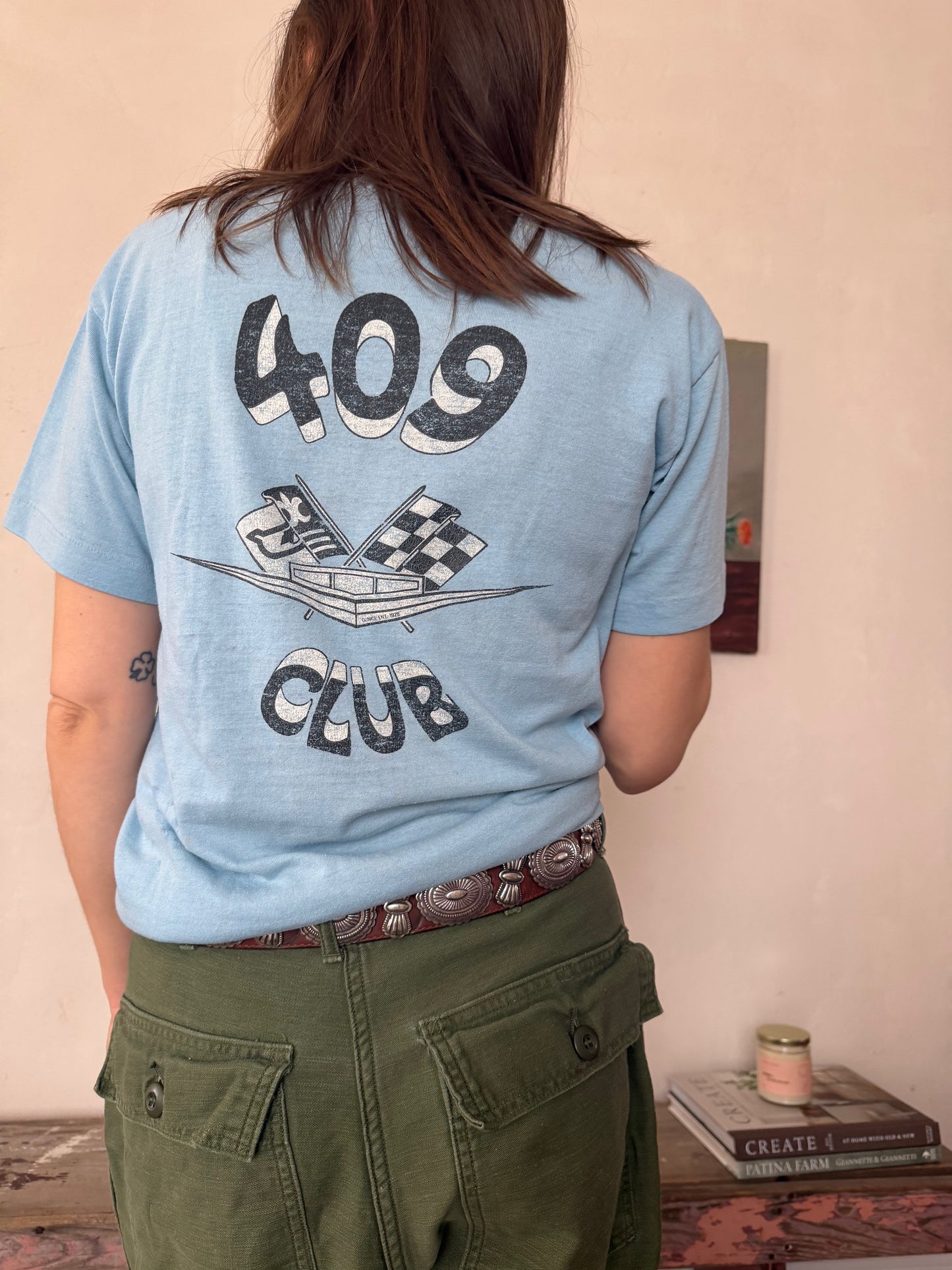 Baby Blue 409 Tee