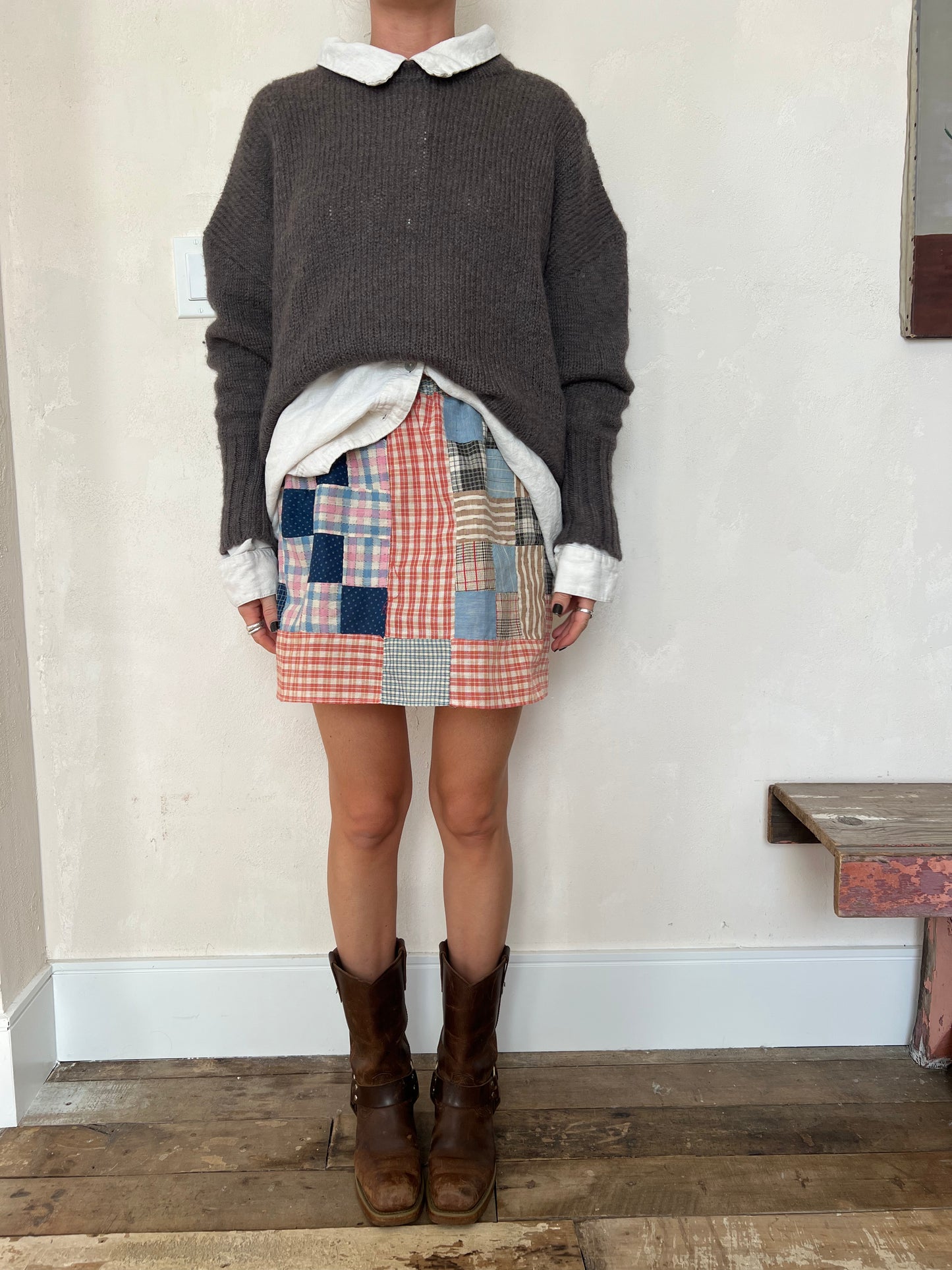 Reworked Patchwork Skirt