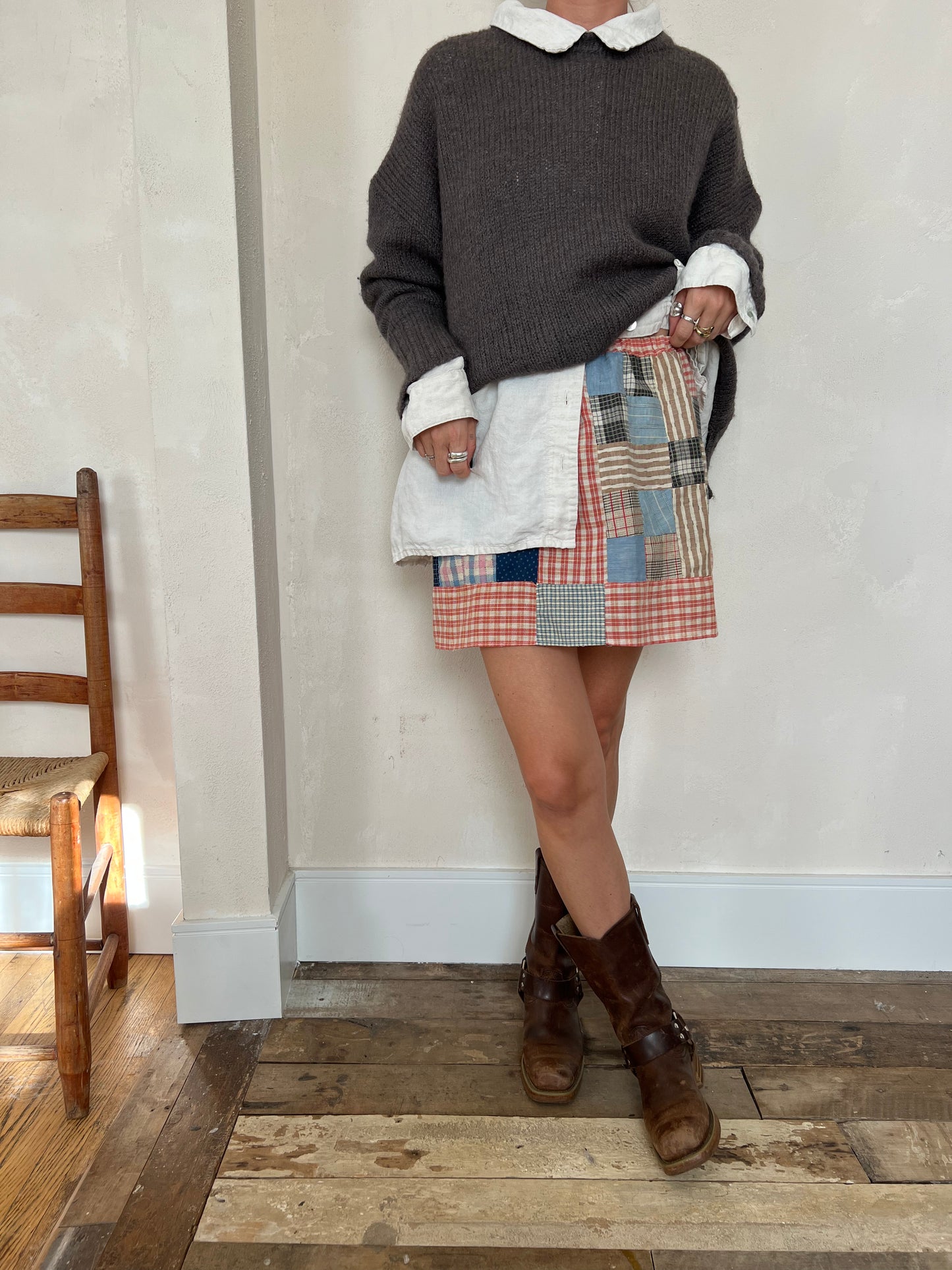 Reworked Patchwork Skirt