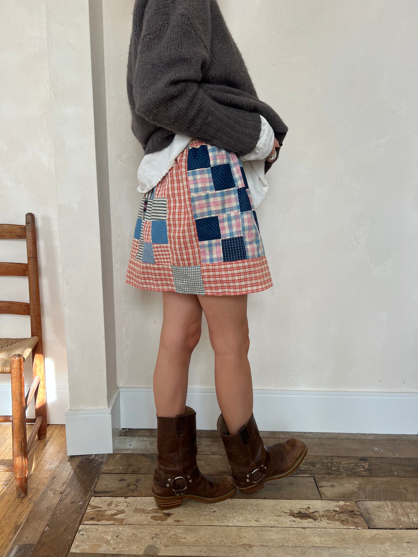 Reworked Patchwork Skirt