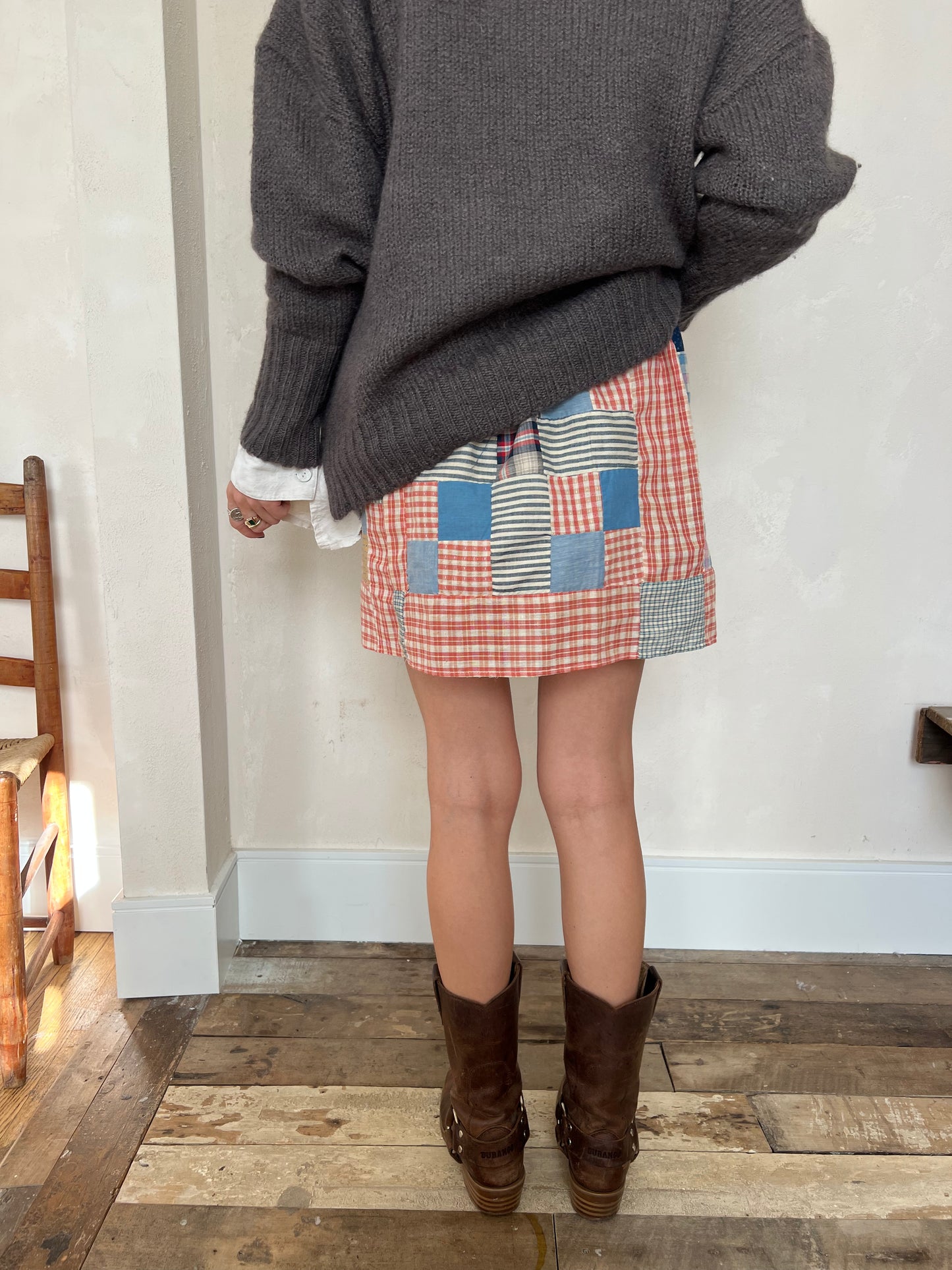 Reworked Patchwork Skirt
