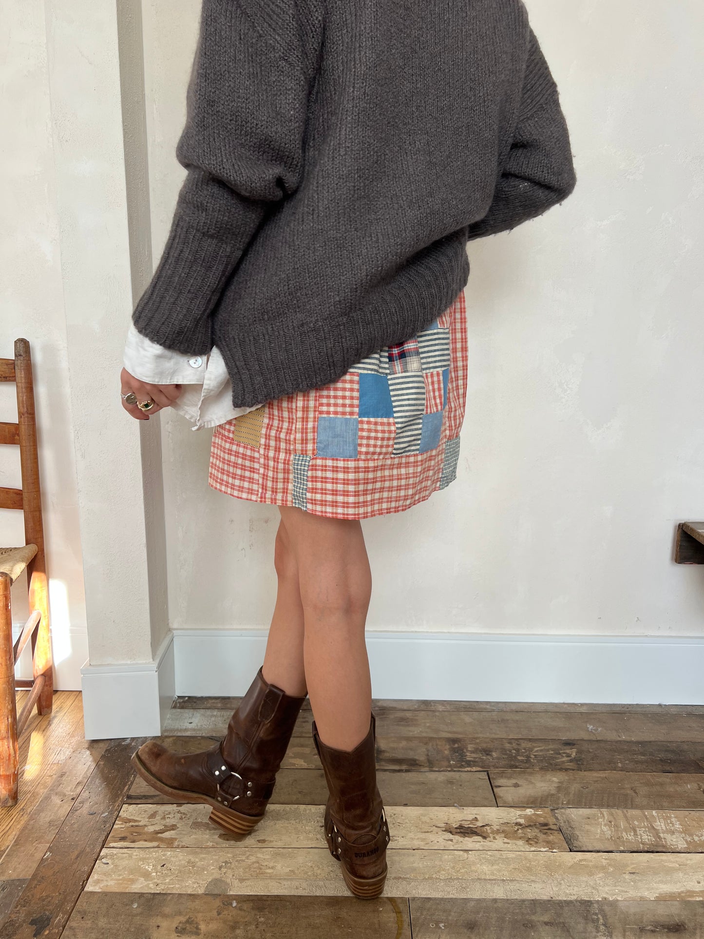 Reworked Patchwork Skirt