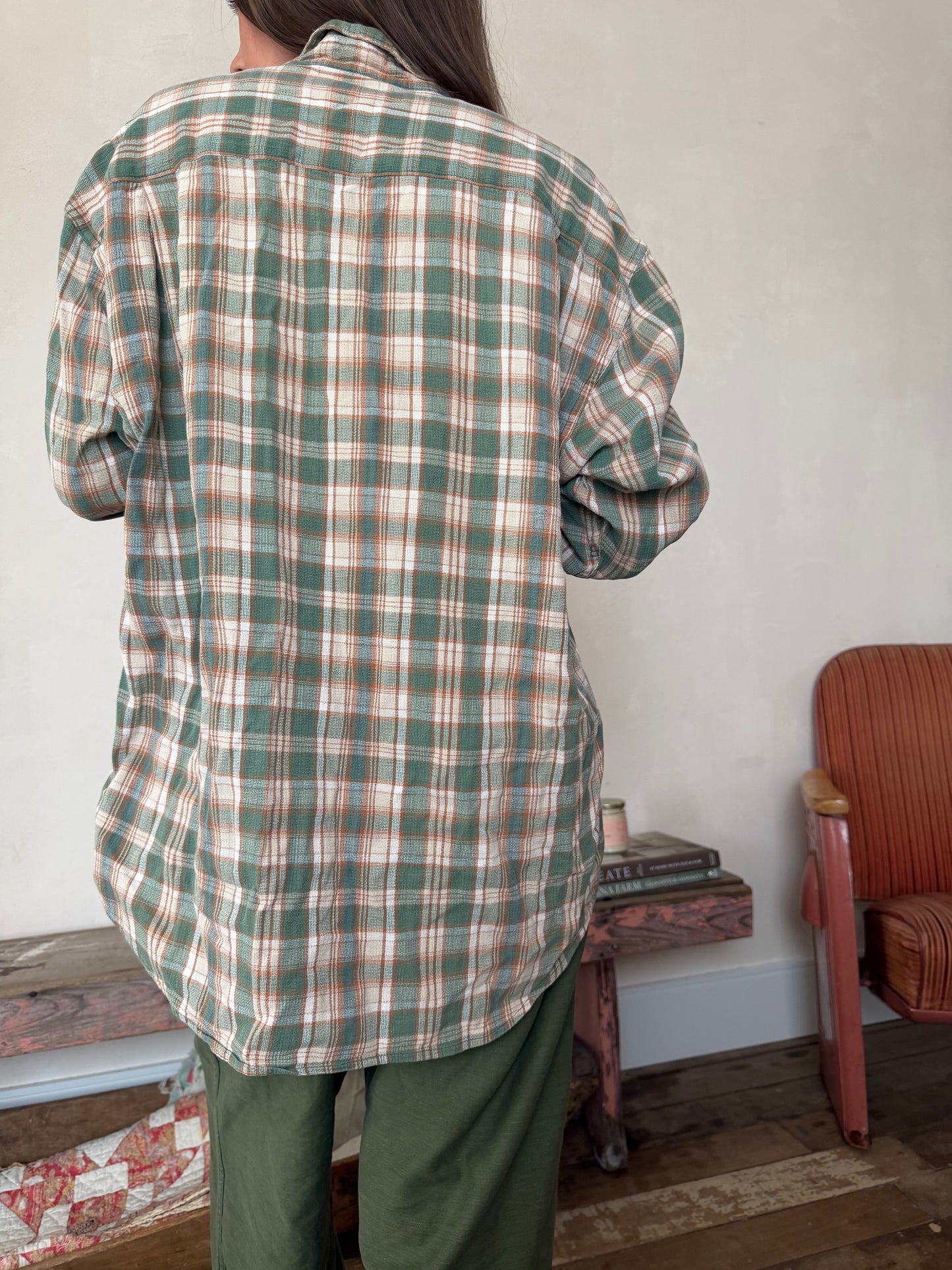Suuuper Worn Plaid Button Up