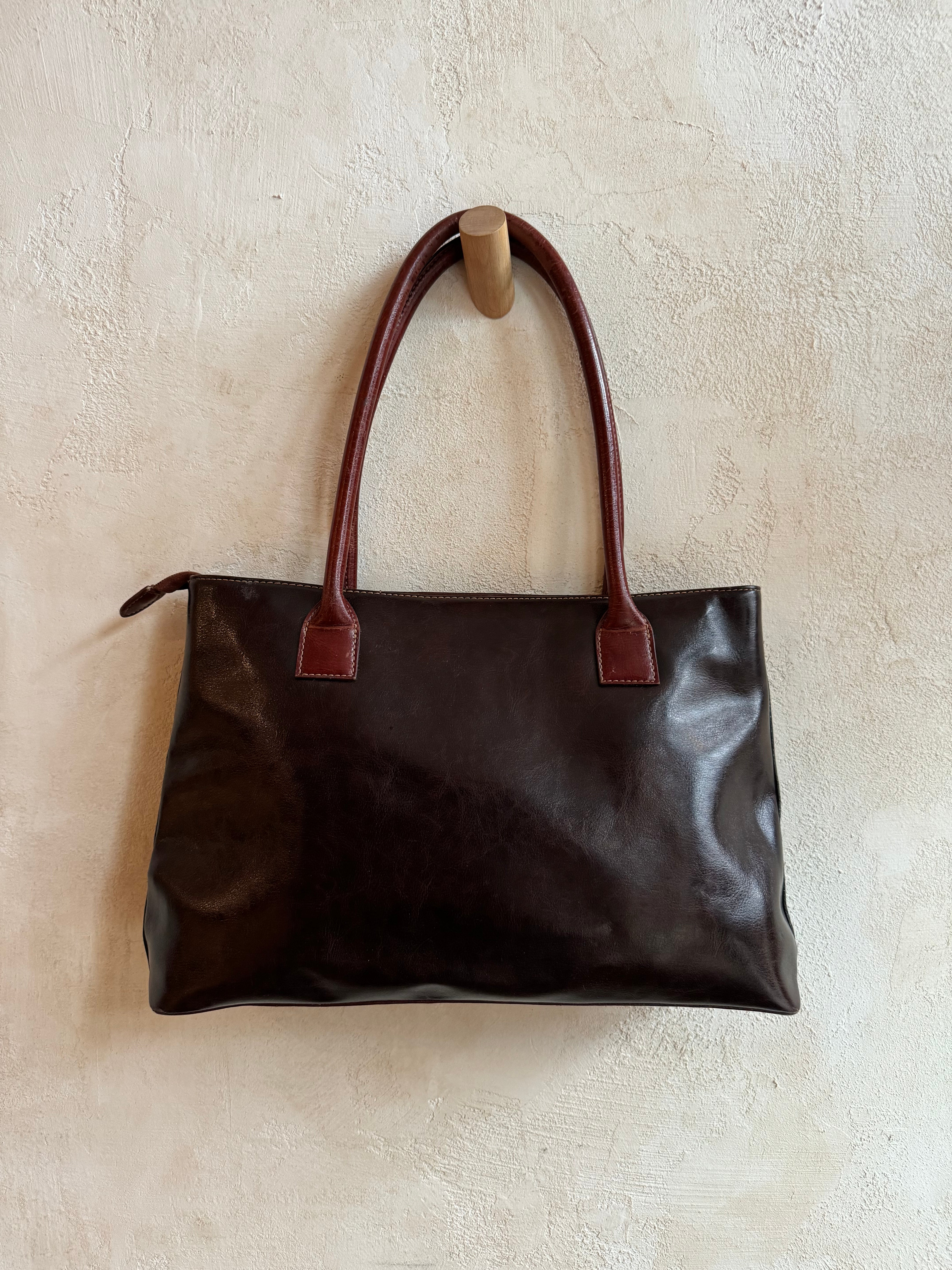 Dark Burgundy La Philipe Shoulder Bag