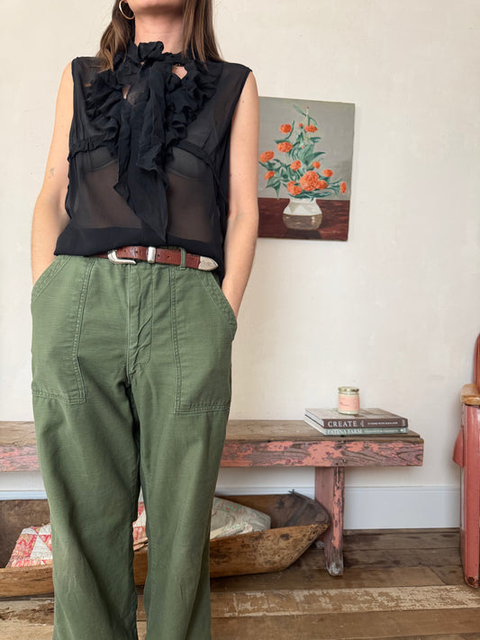 Black Silk Tank