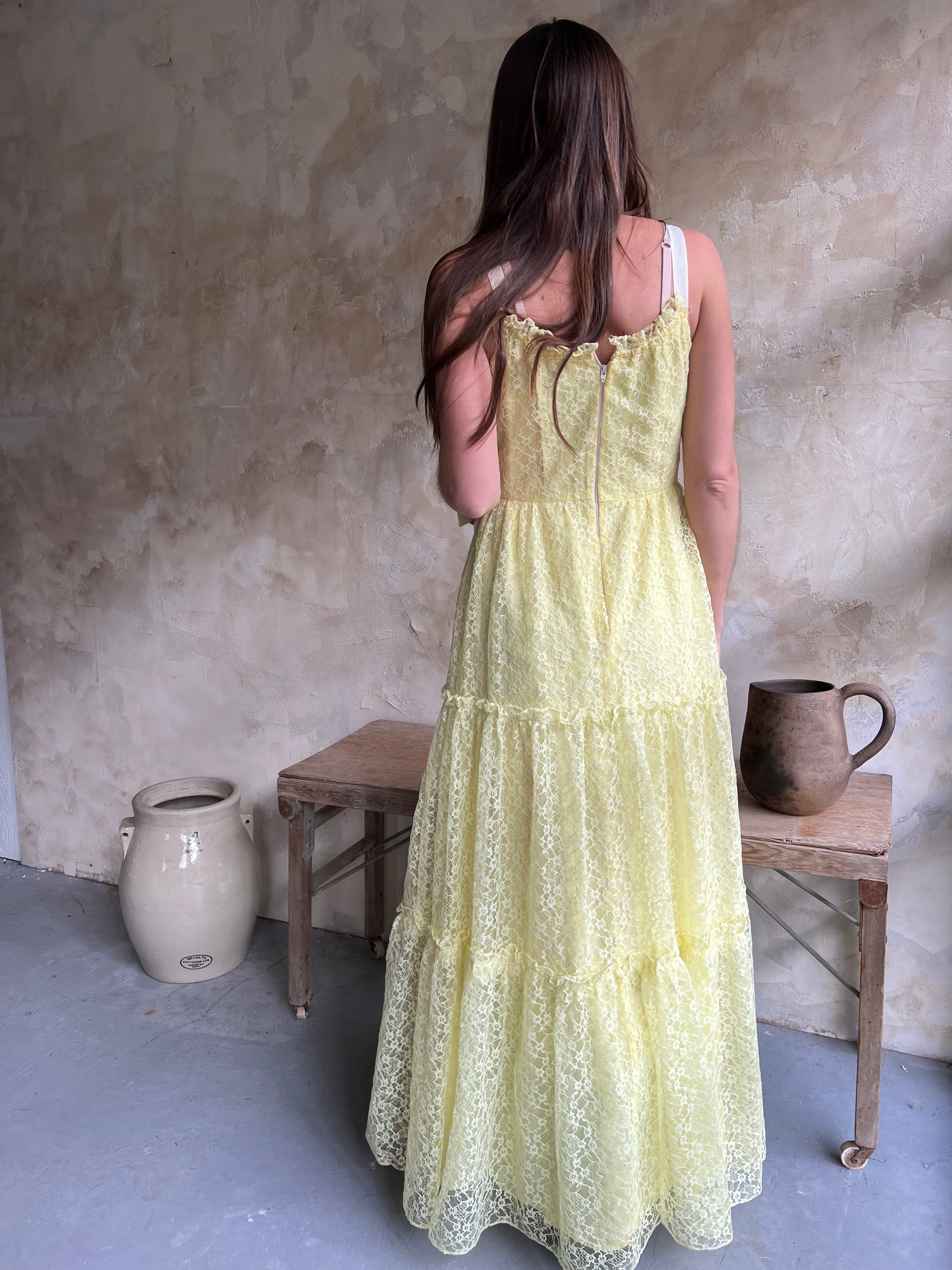 Lemon Yellow Lace Dress The Wanderly Lemon Yellow Lace Dress The Wanderly