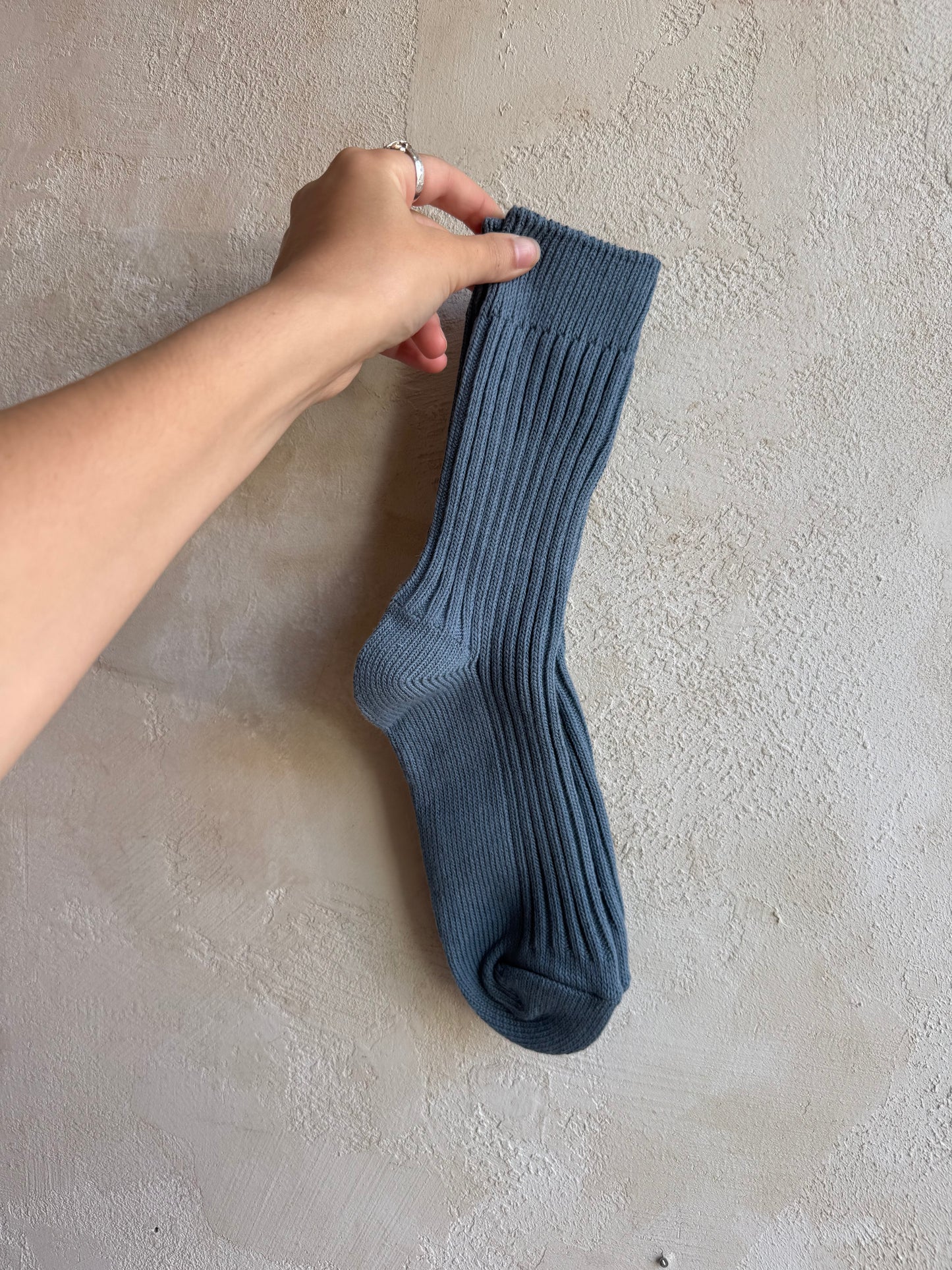 Ribbed Cotton High Socks by Billy Bamboo
