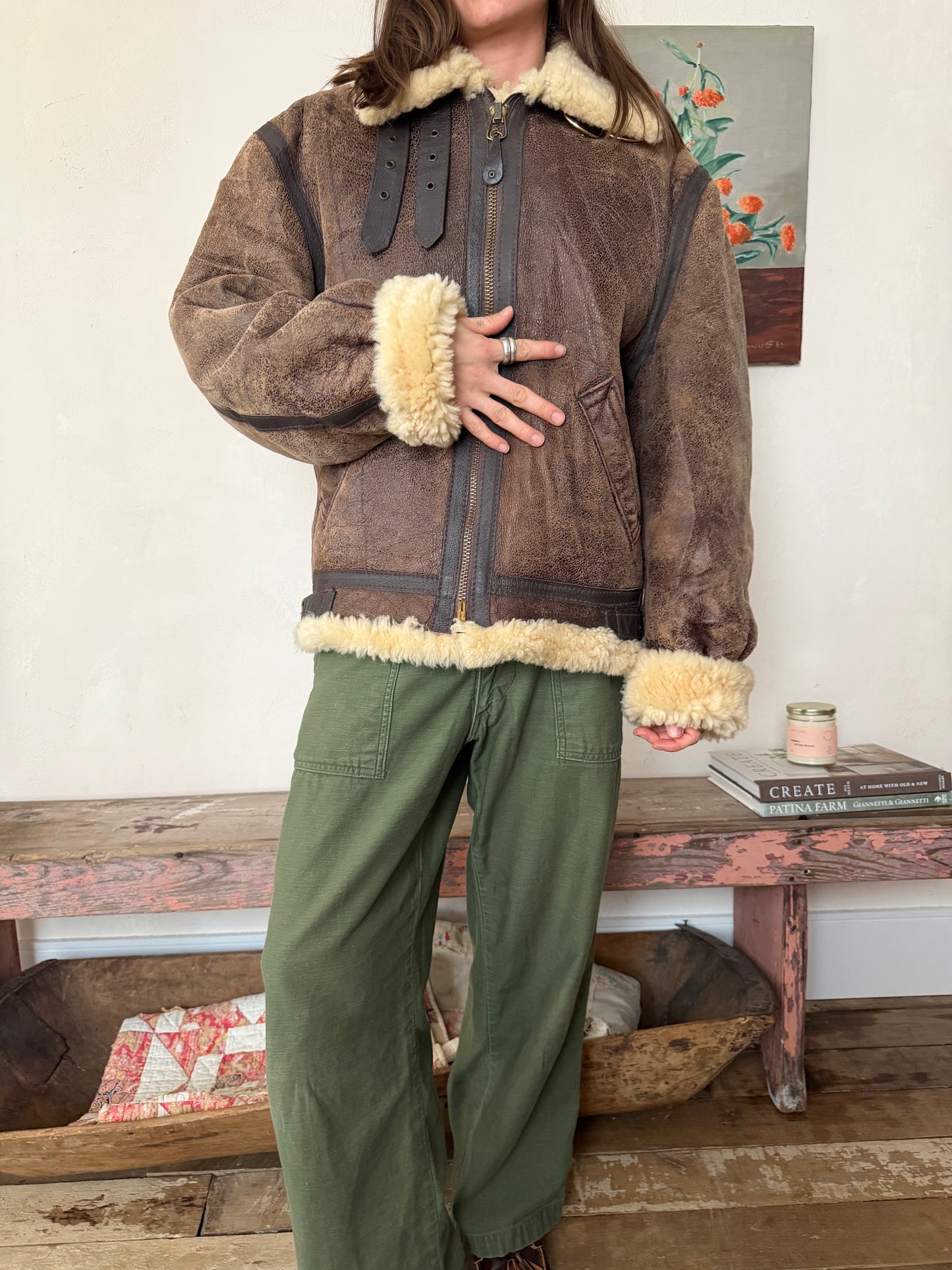 1980s Type B/3 Shearling Pilots Jacket