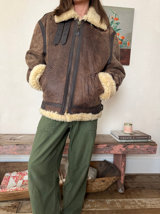1980s Type B/3 Shearling Pilots Jacket