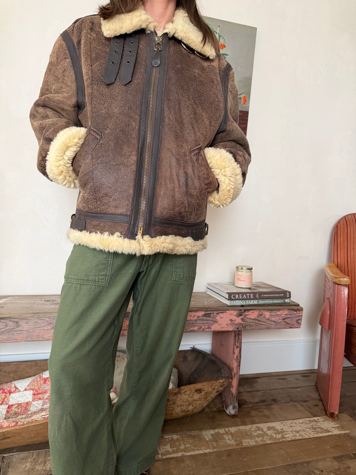 1980s Type B/3 Shearling Pilots Jacket