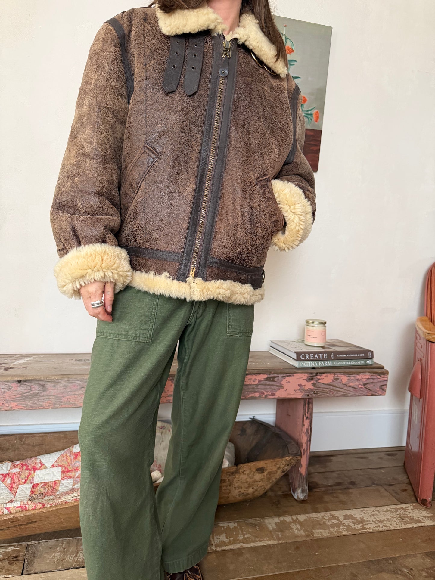 1980s Type B/3 Shearling Pilots Jacket
