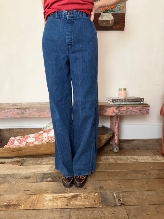 Dark Denim Flares