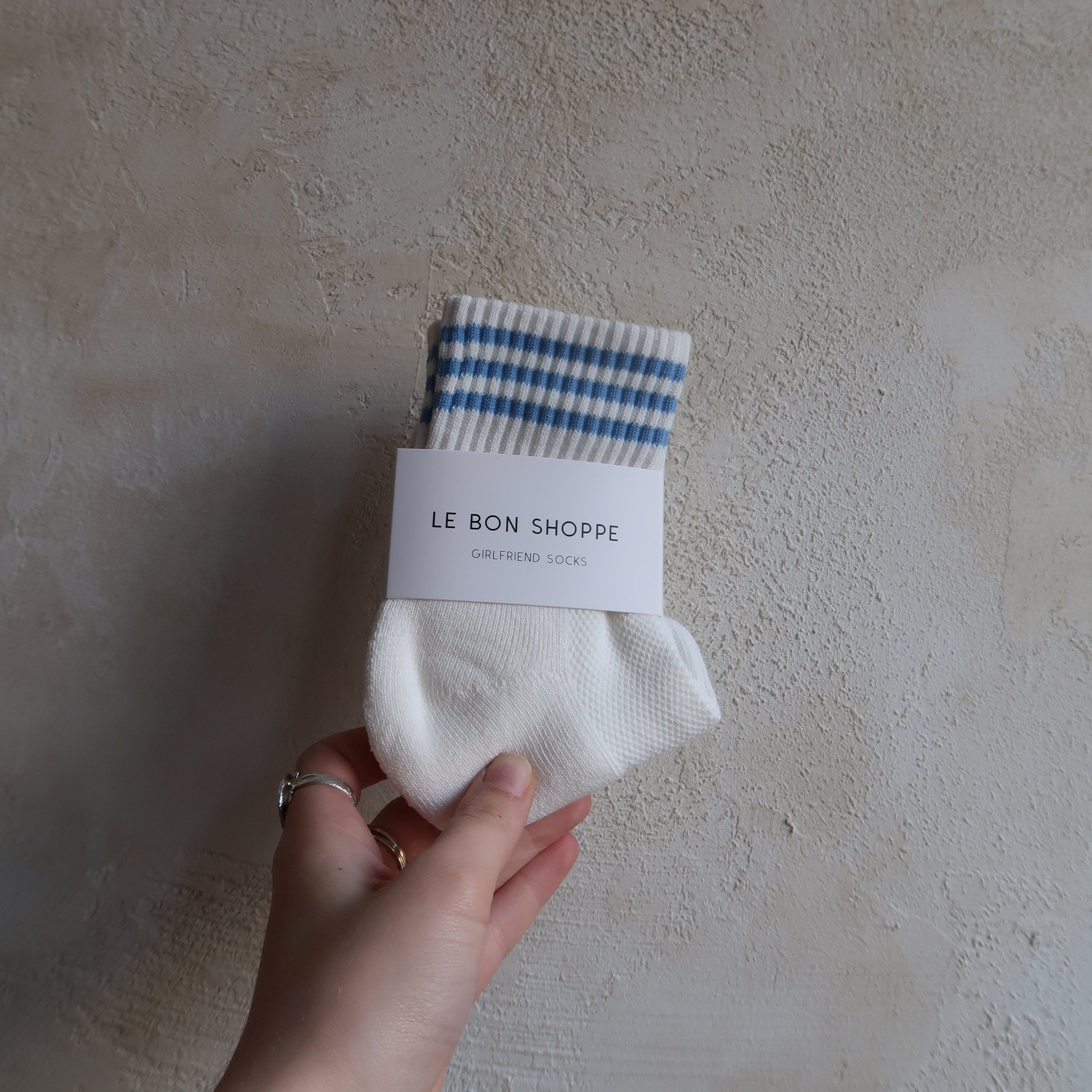 Girlfriend Socks in Ivory by Le Bon Shoppe