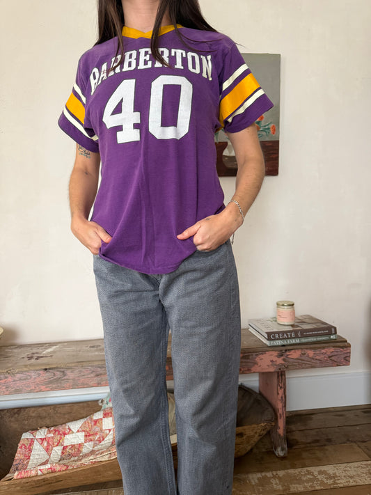 Stokes Purple Varsity Tee