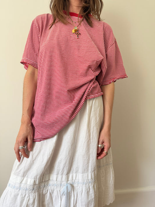 Red Striped Tee