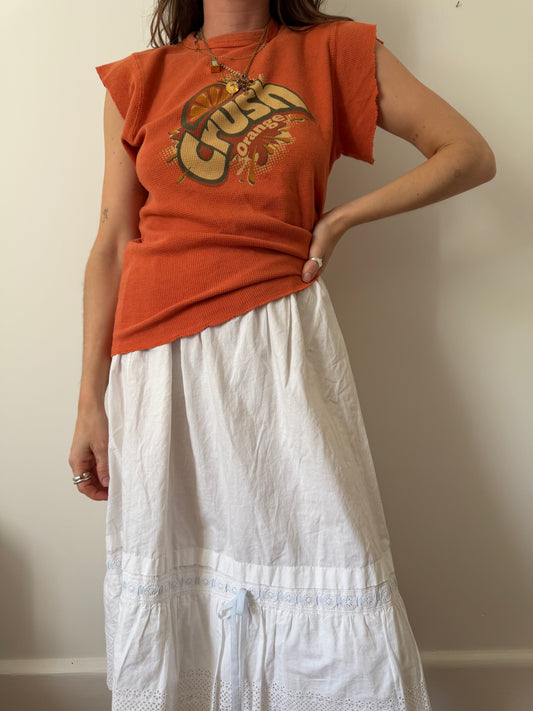 Waffled Orange Crush Tee