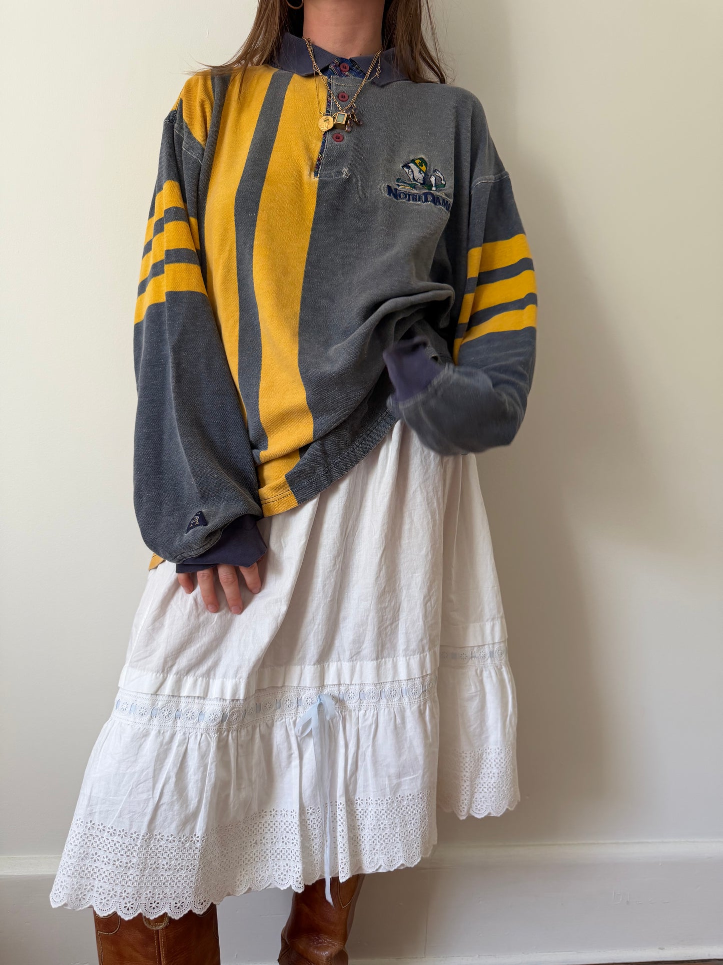 Notre Dame Worn Rugby Shirt