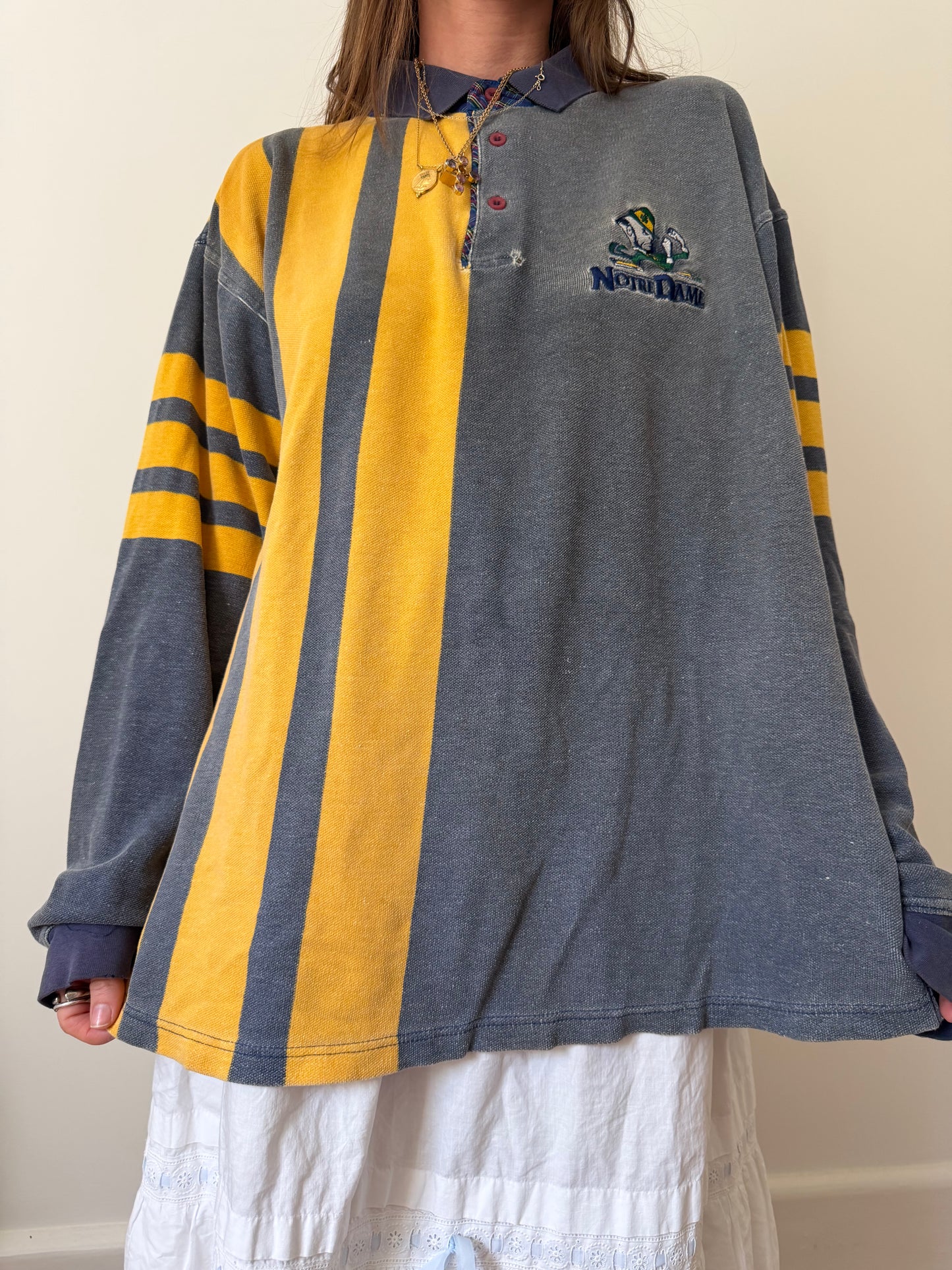 Notre Dame Worn Rugby Shirt