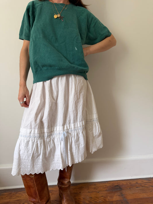 Short Sleeve Crew Sweater