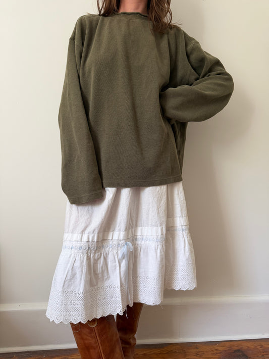 Cargo Green Roll-Neck Pullover