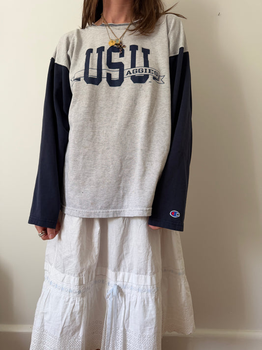 Two Toned USU Long Sleeve