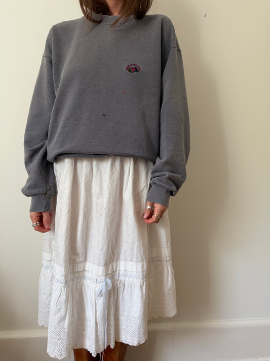Grey Faded Crewneck