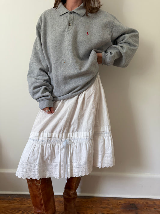 Polo Collared Crewneck