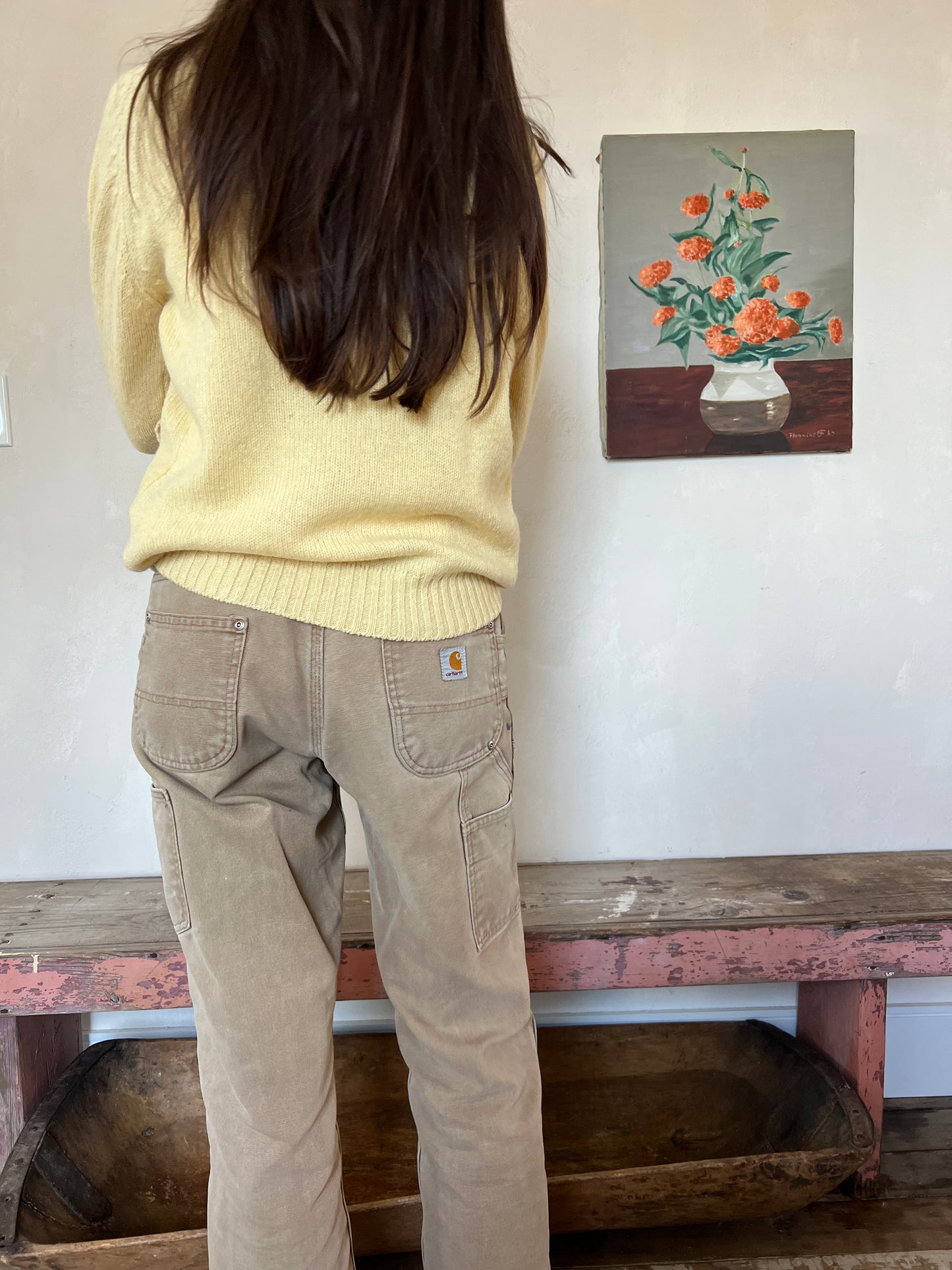 Butter Yellow Wool Cardigan