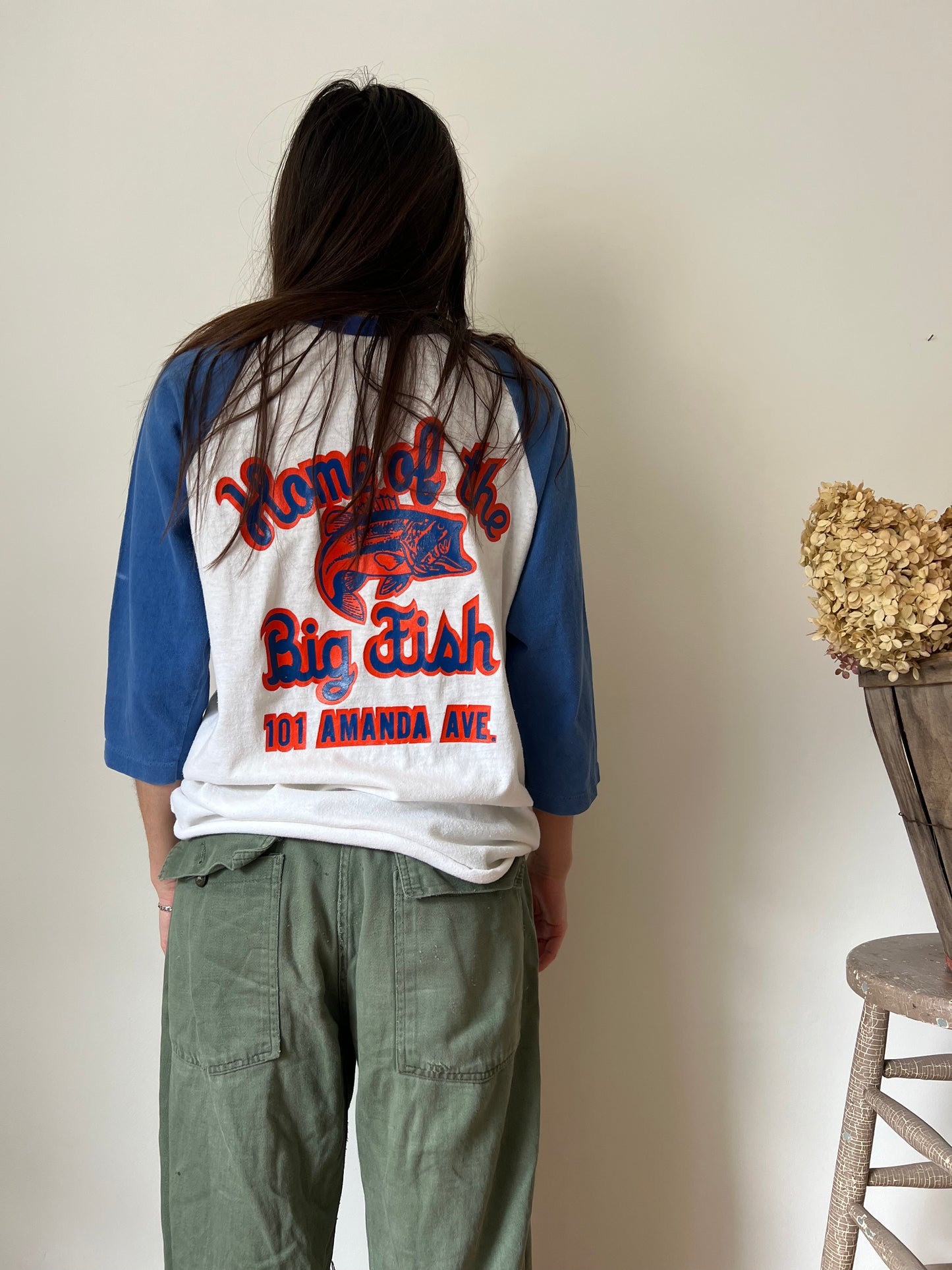 Big Fish Baseball Tee