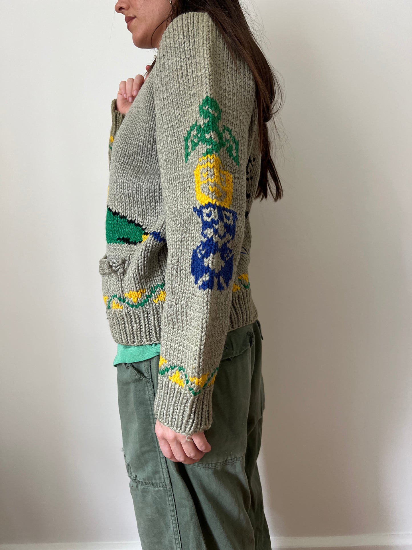 Sage Green Duck Sweater