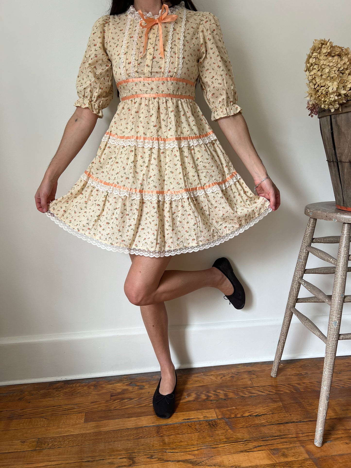 Peachy Prairie Dress