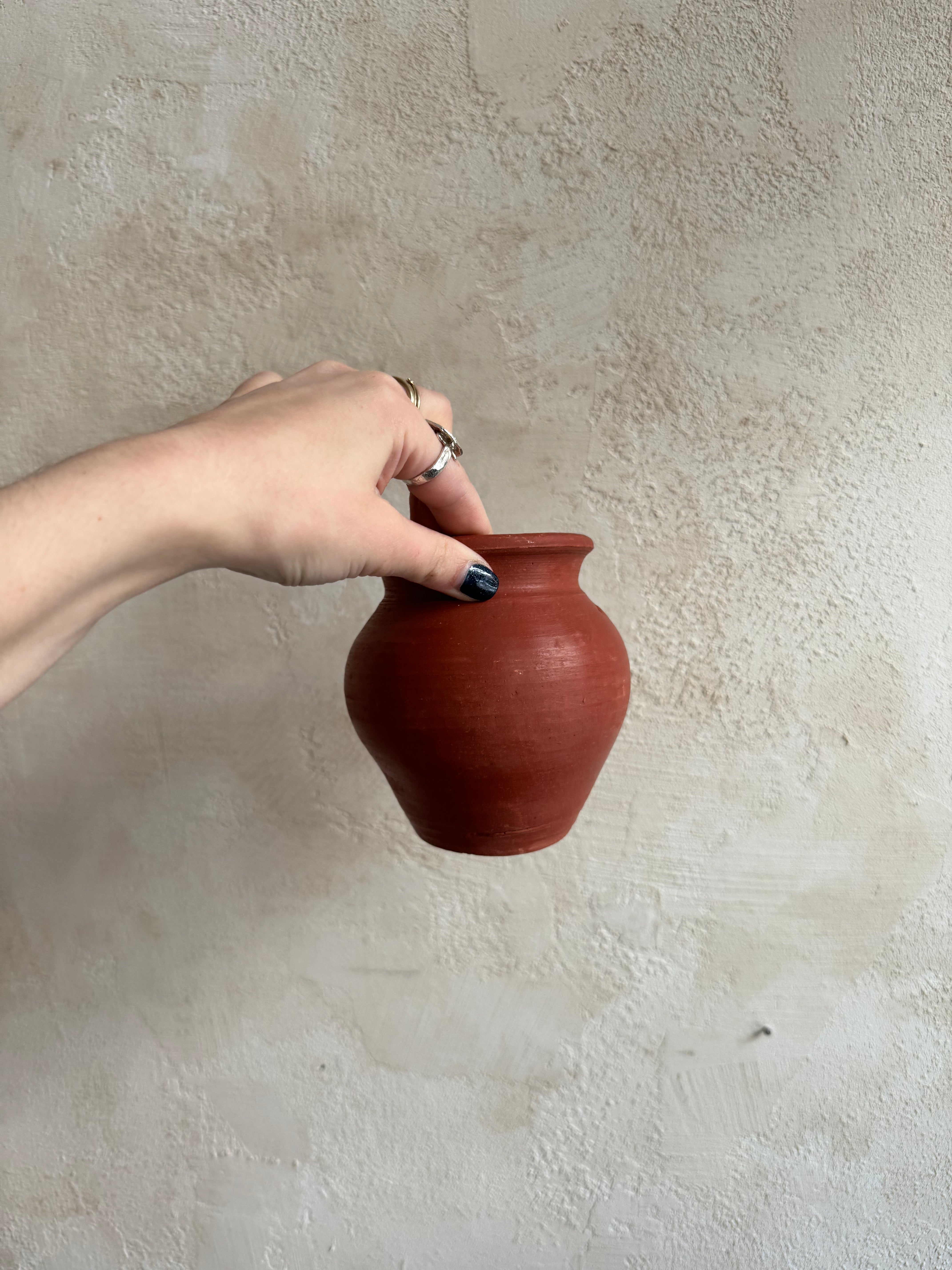 Red Clay Vase