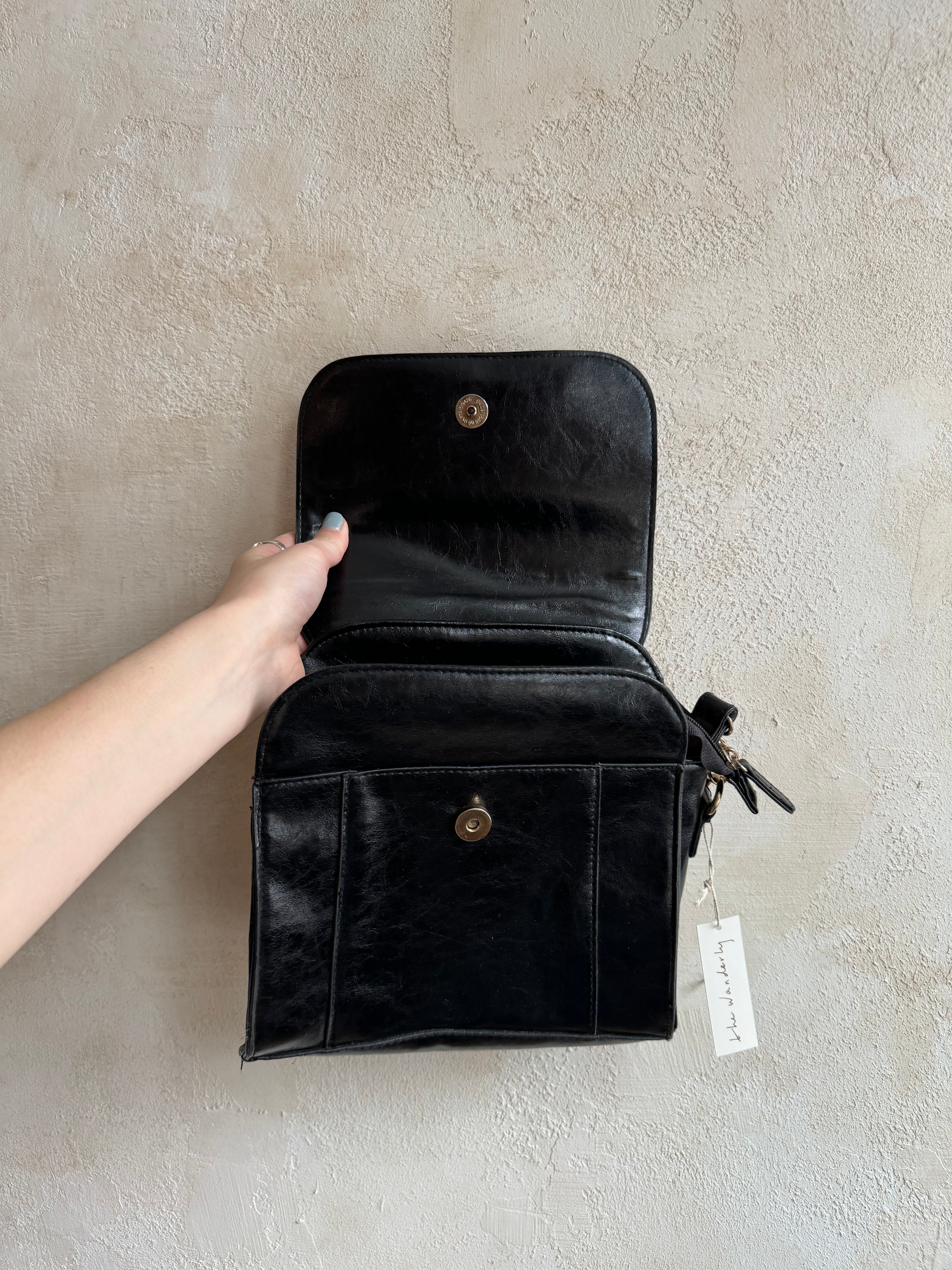 Black Bow Shoulder Bag/ Hand Bag
