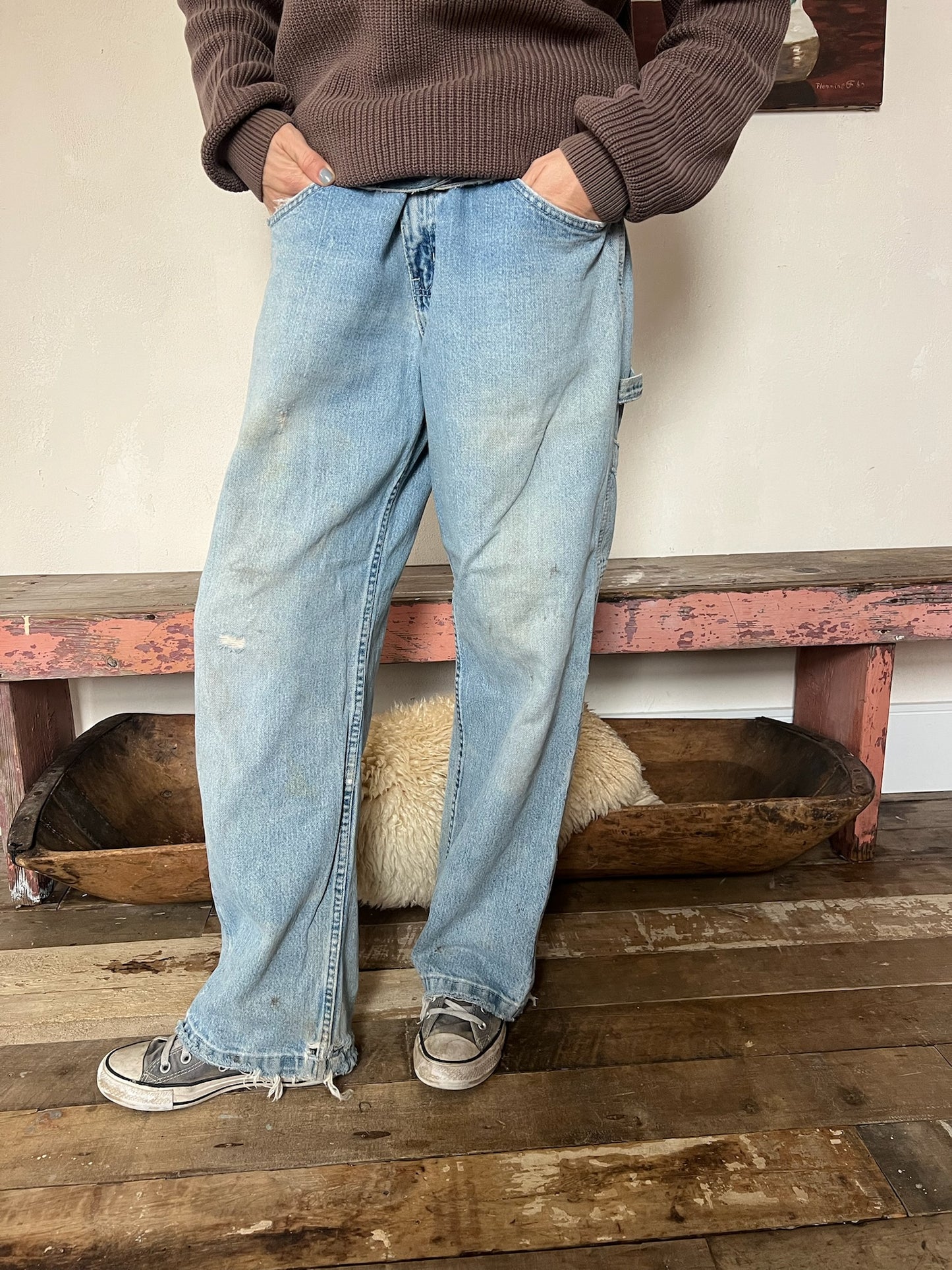 Light wash Carpenter Pants