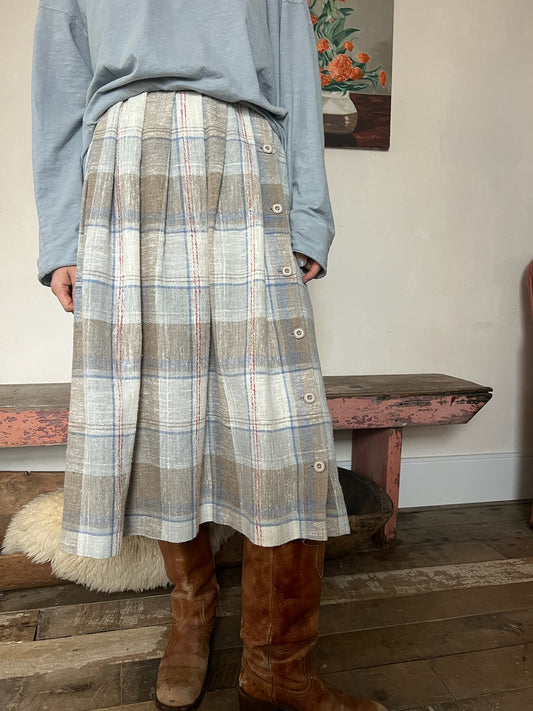 Plaid Skirt