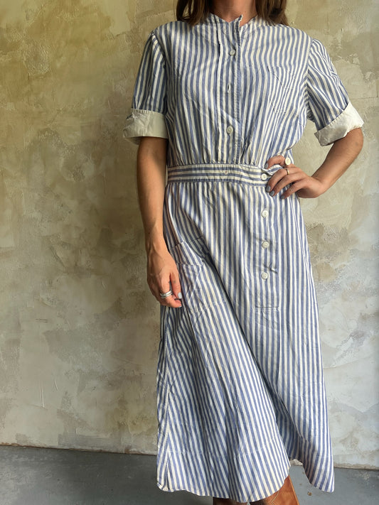 Striped Nurse Uniform